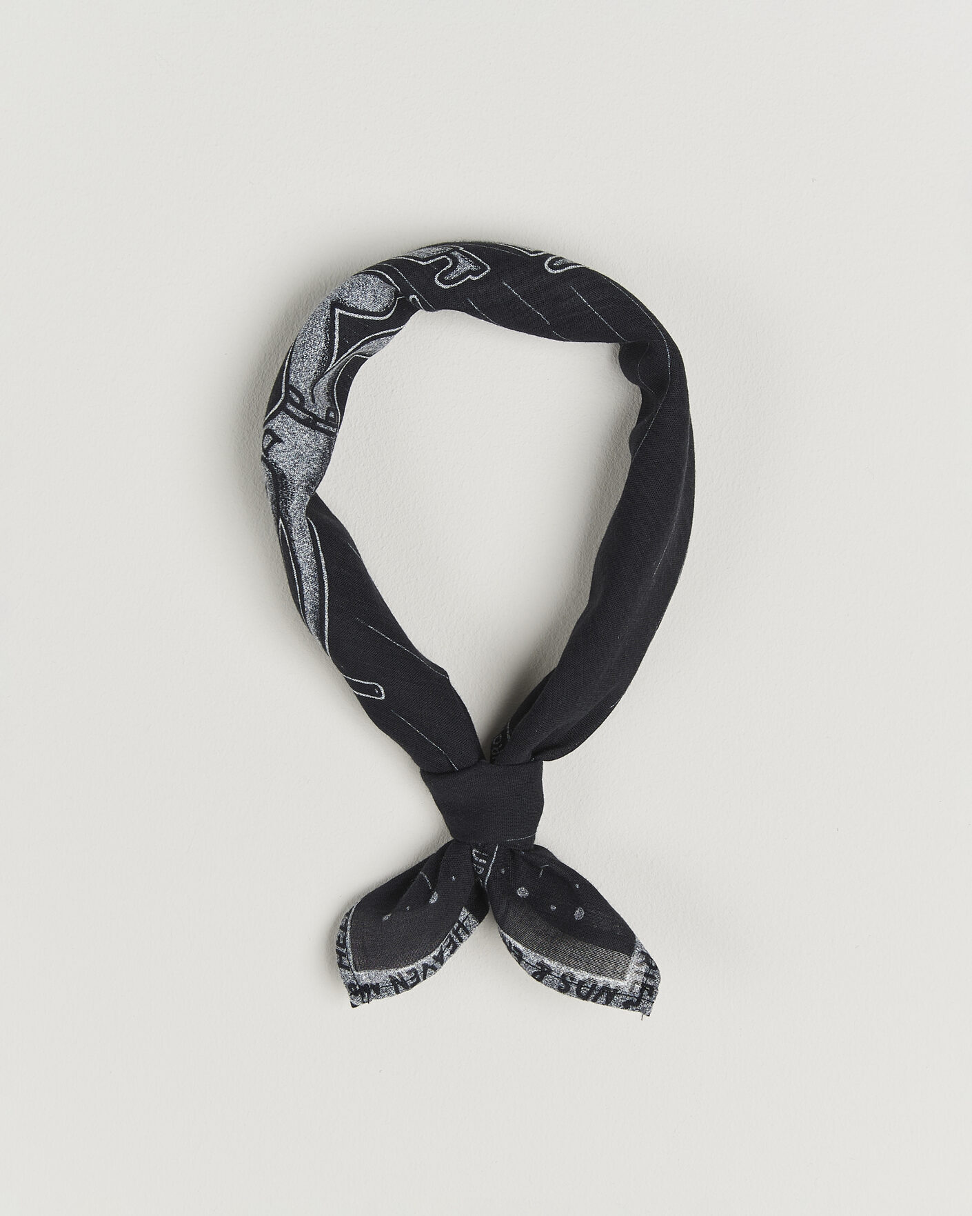 Herr | Scarves | Nudie Jeans | Ingrid Printed Bandana Black