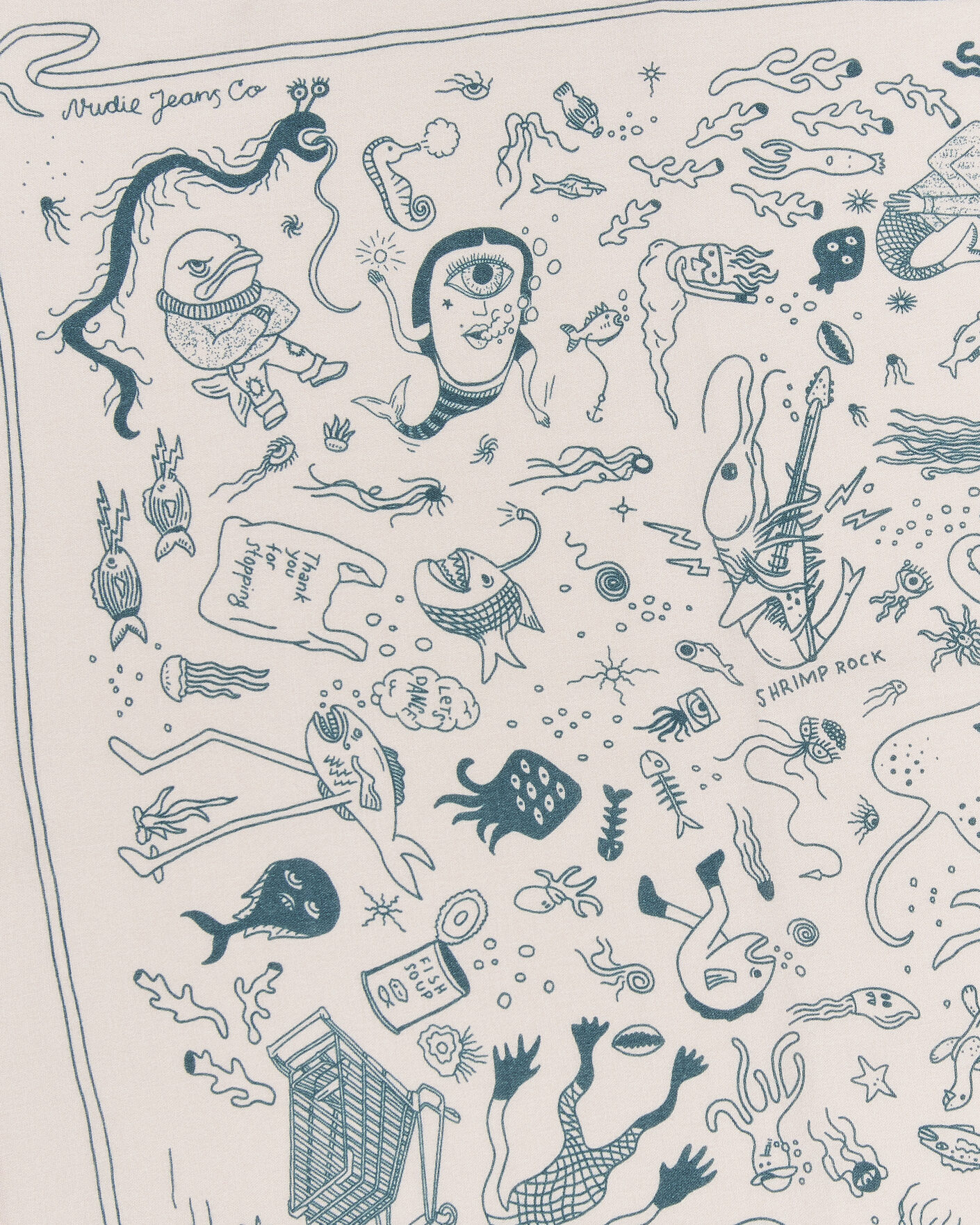 Herr | Scarves | Nudie Jeans | Ingrid Printed Bandana Pink