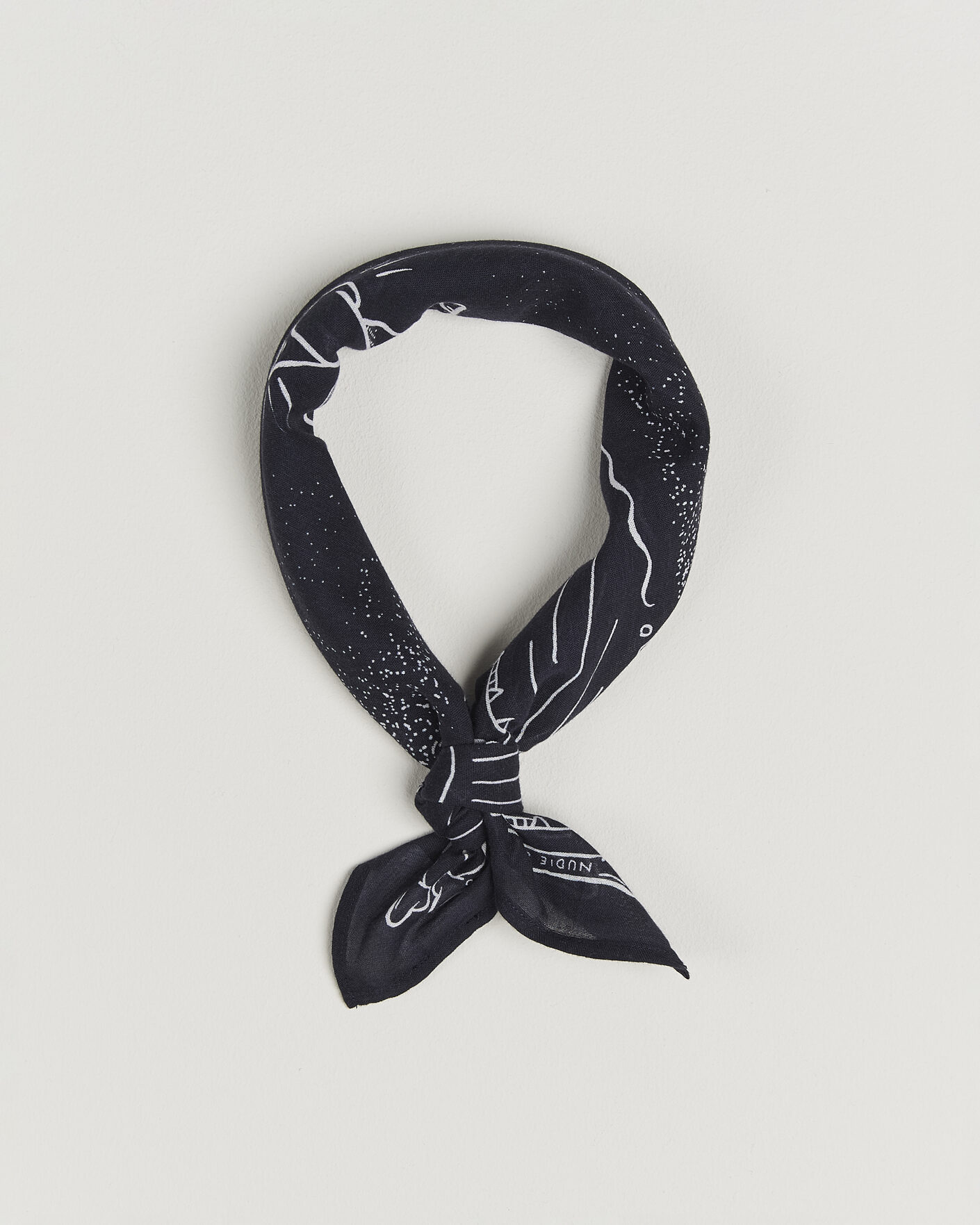 Herr | Scarves | Nudie Jeans | Ingrid Printed Bandana Blue