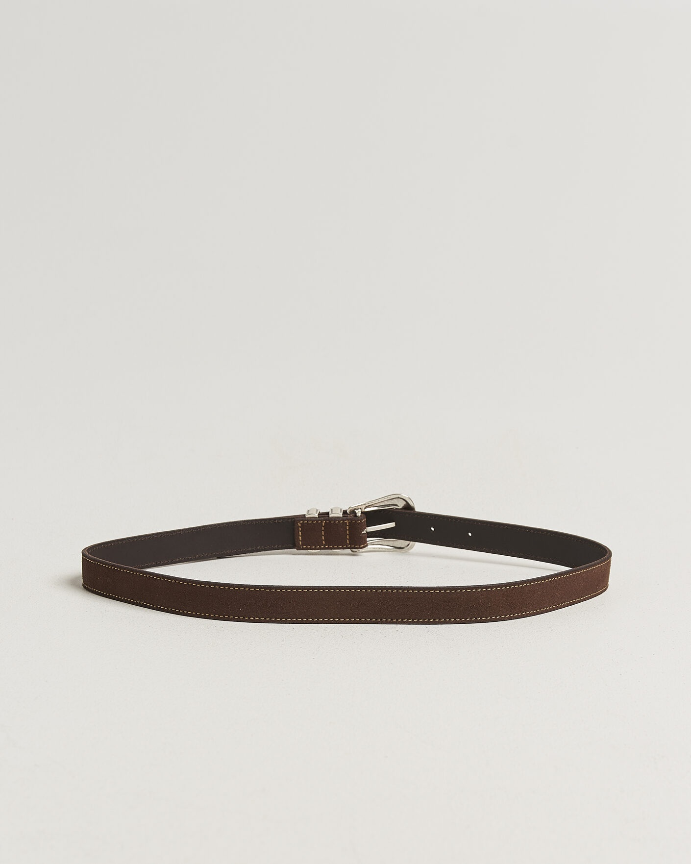 Herr | Bälten | Nudie Jeans | Western Suede Belt Dark Brown