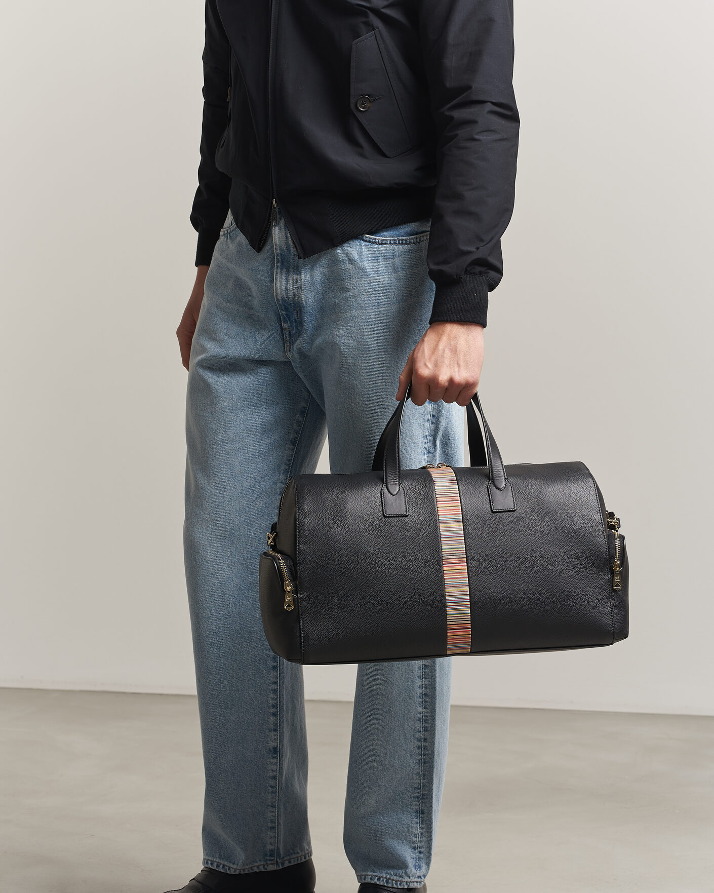 Herr | Väskor | Paul Smith | Signature Trim Holdall Black