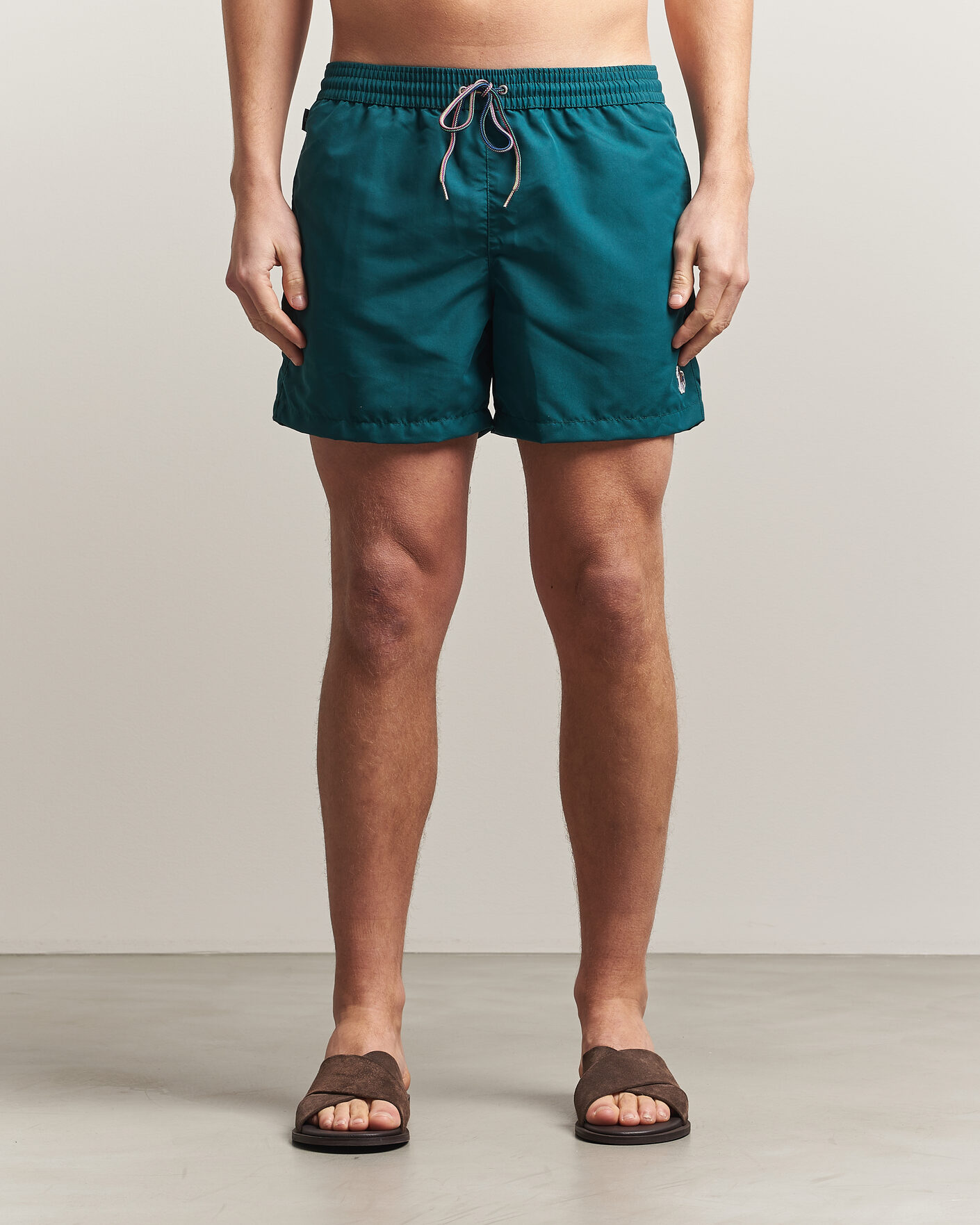Herr | Badbyxor | Paul Smith | Zebra Swimshorts Dark Green
