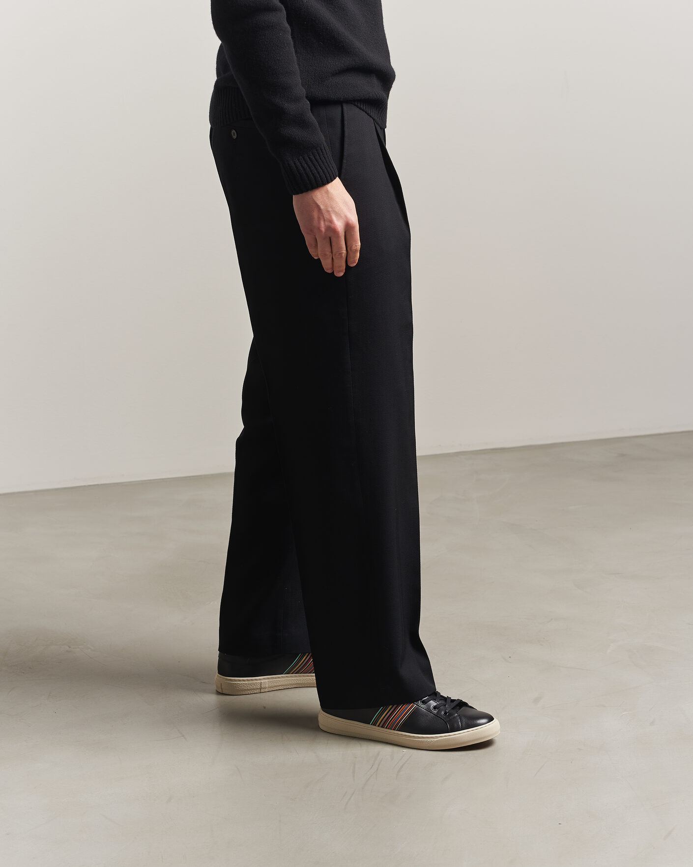 Herr | Sneakers | Paul Smith | Hansen Leather Sneaker Black