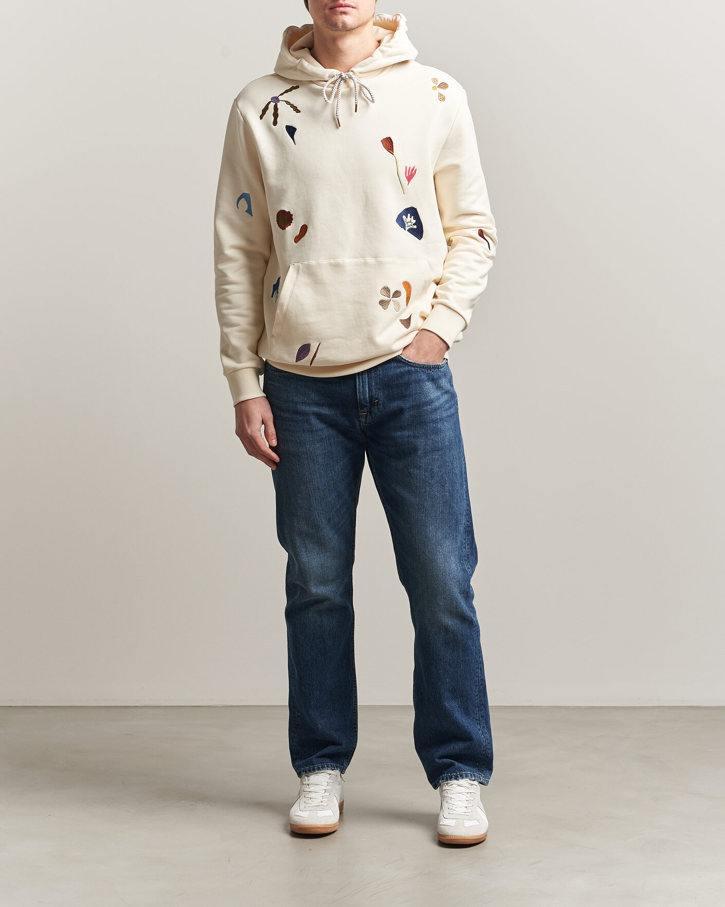Herr | Tröjor | Paul Smith | Embroidered Hoodie White