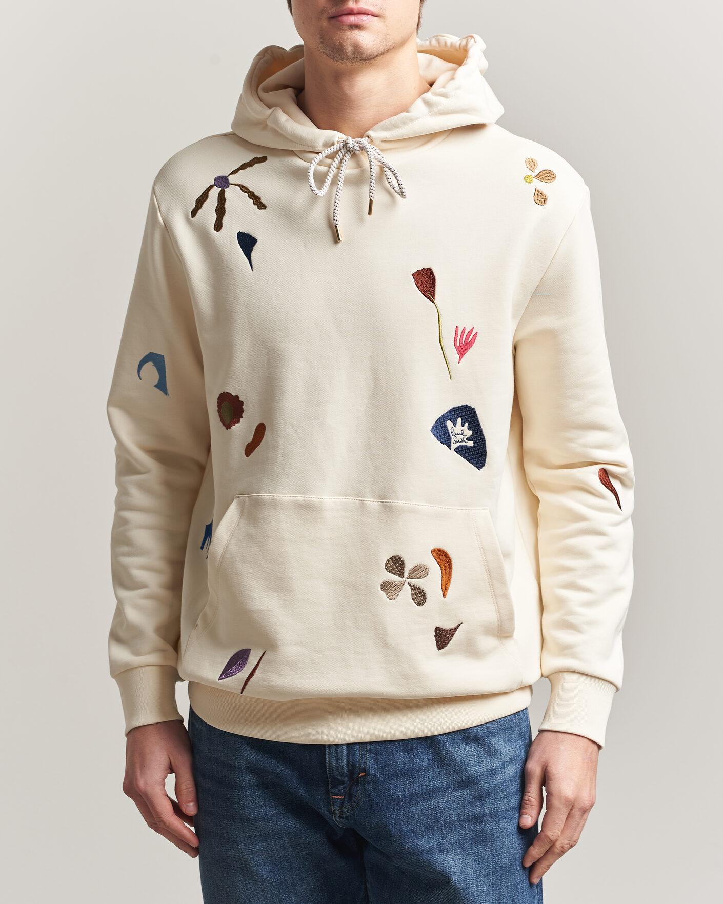 Herr | Tröjor | Paul Smith | Embroidered Hoodie White