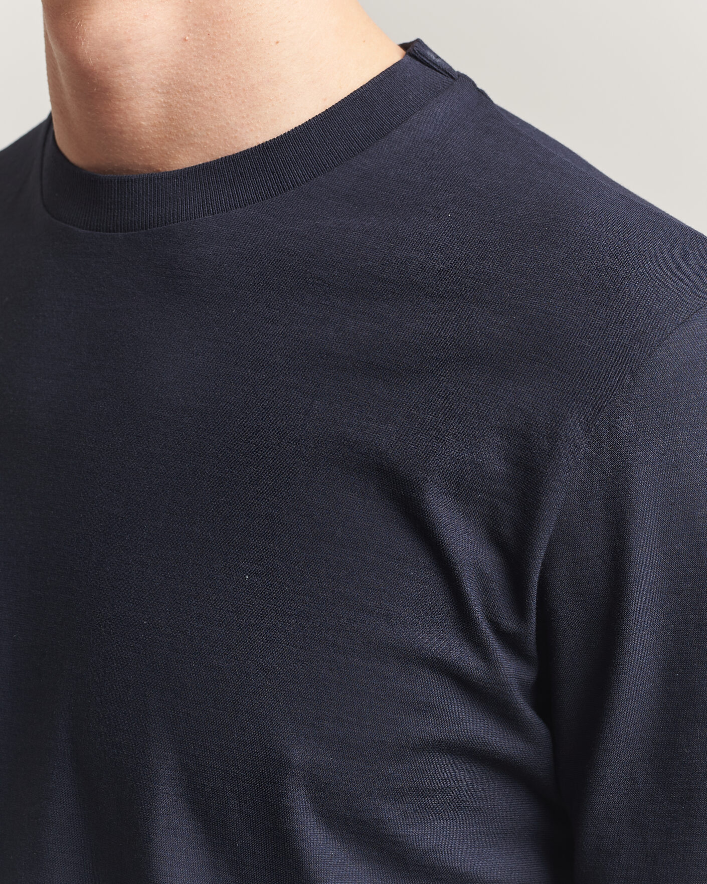 Herr | T-Shirts | Paul Smith | Crew Neck T-Shirt Navy