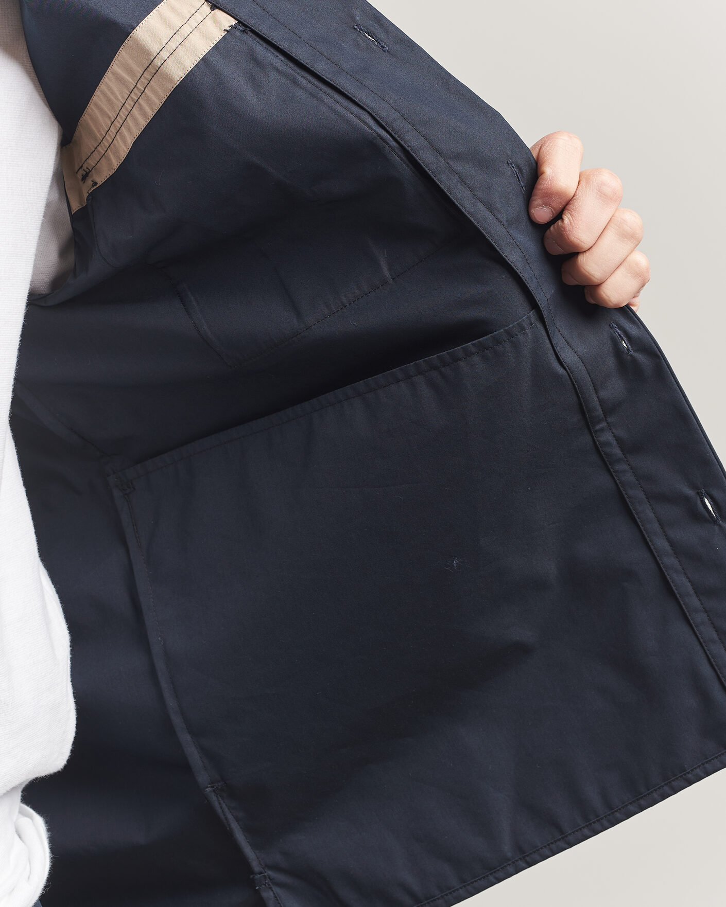 Herr | Skjortor | PS Paul Smith | Casual Cotton Overshirt Navy