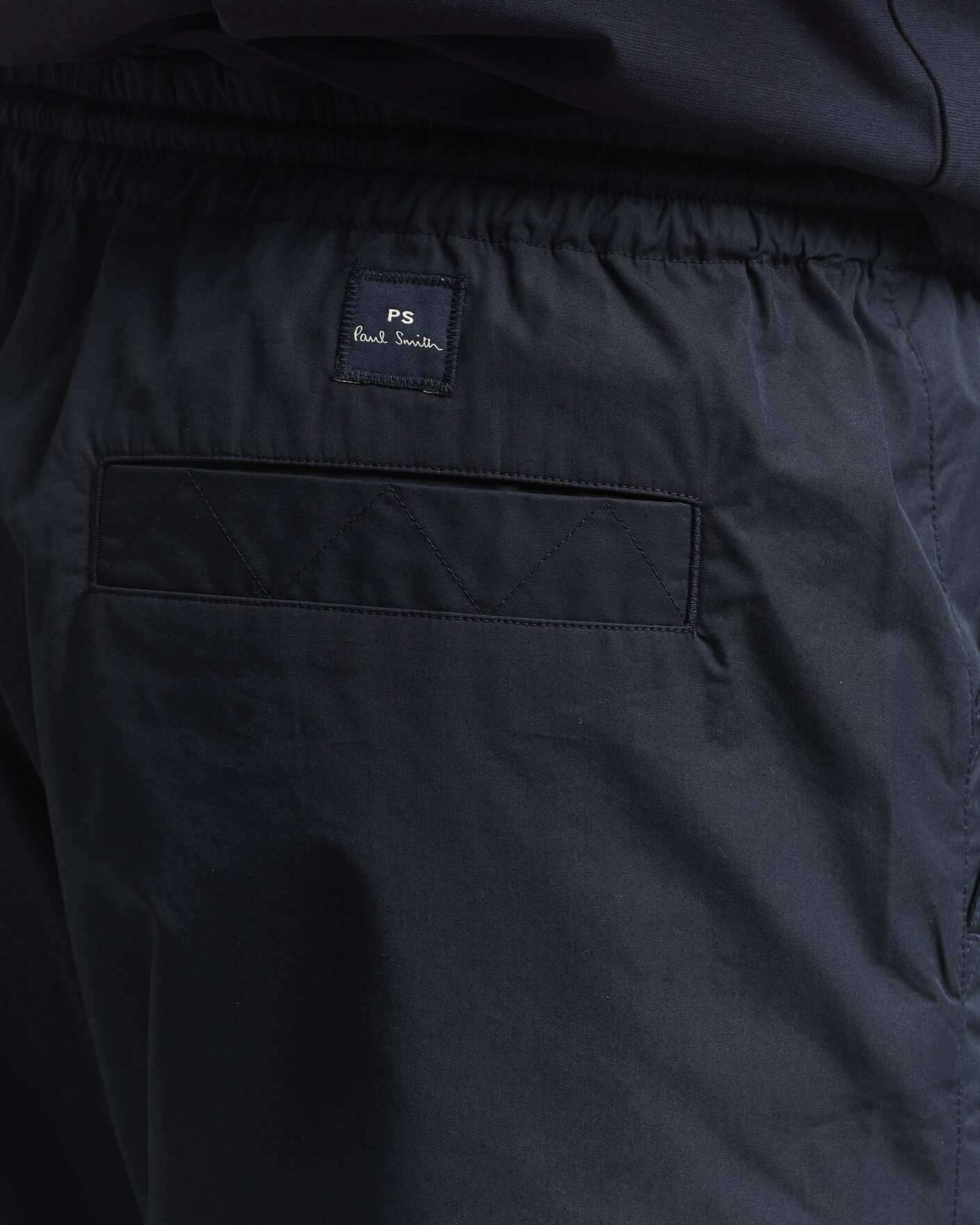 Herr | Byxor | PS Paul Smith | Casual Cotton Drawstring Trousers Navy