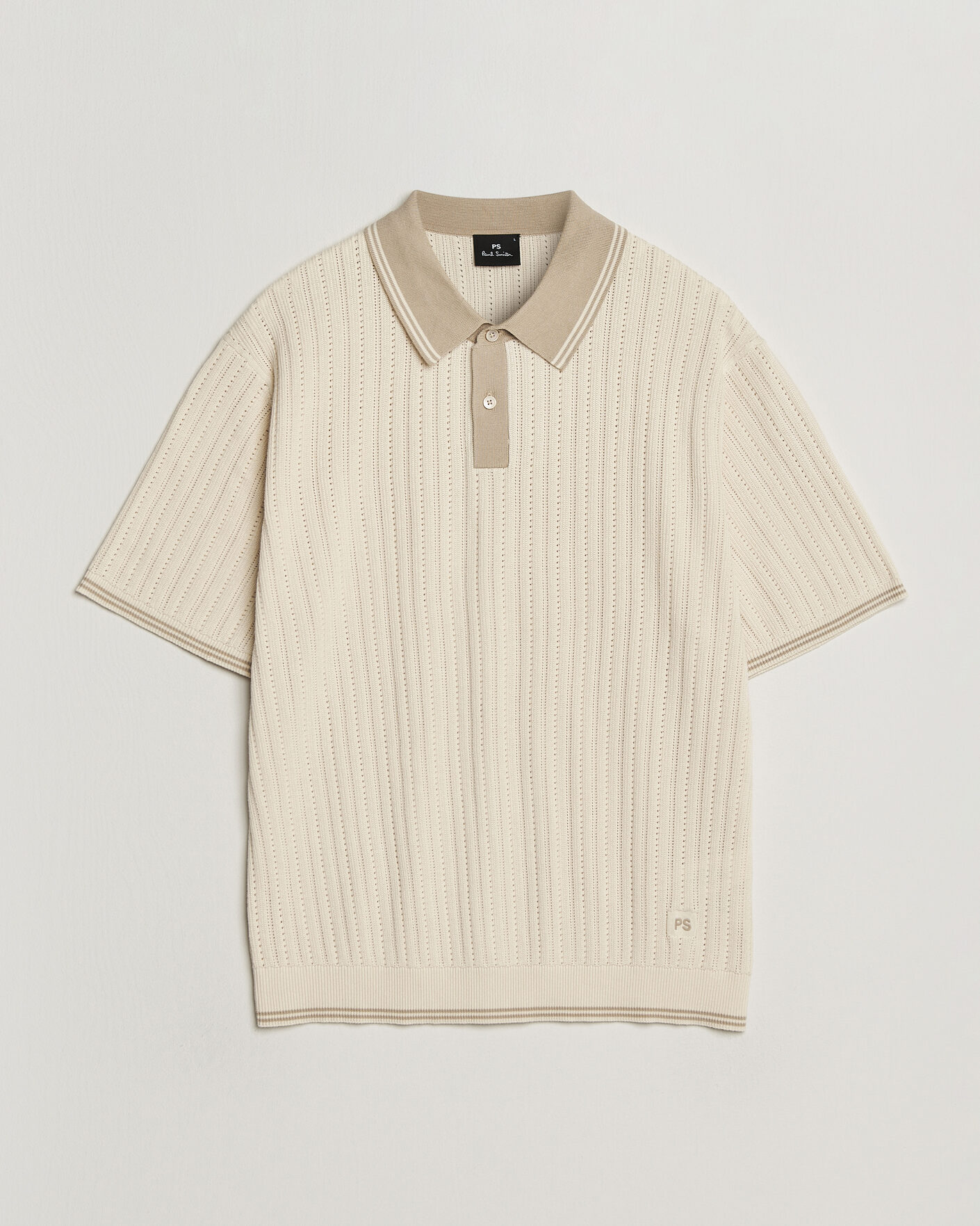 Herr | Pikéer | PS Paul Smith | Cotton Knitted Polo White