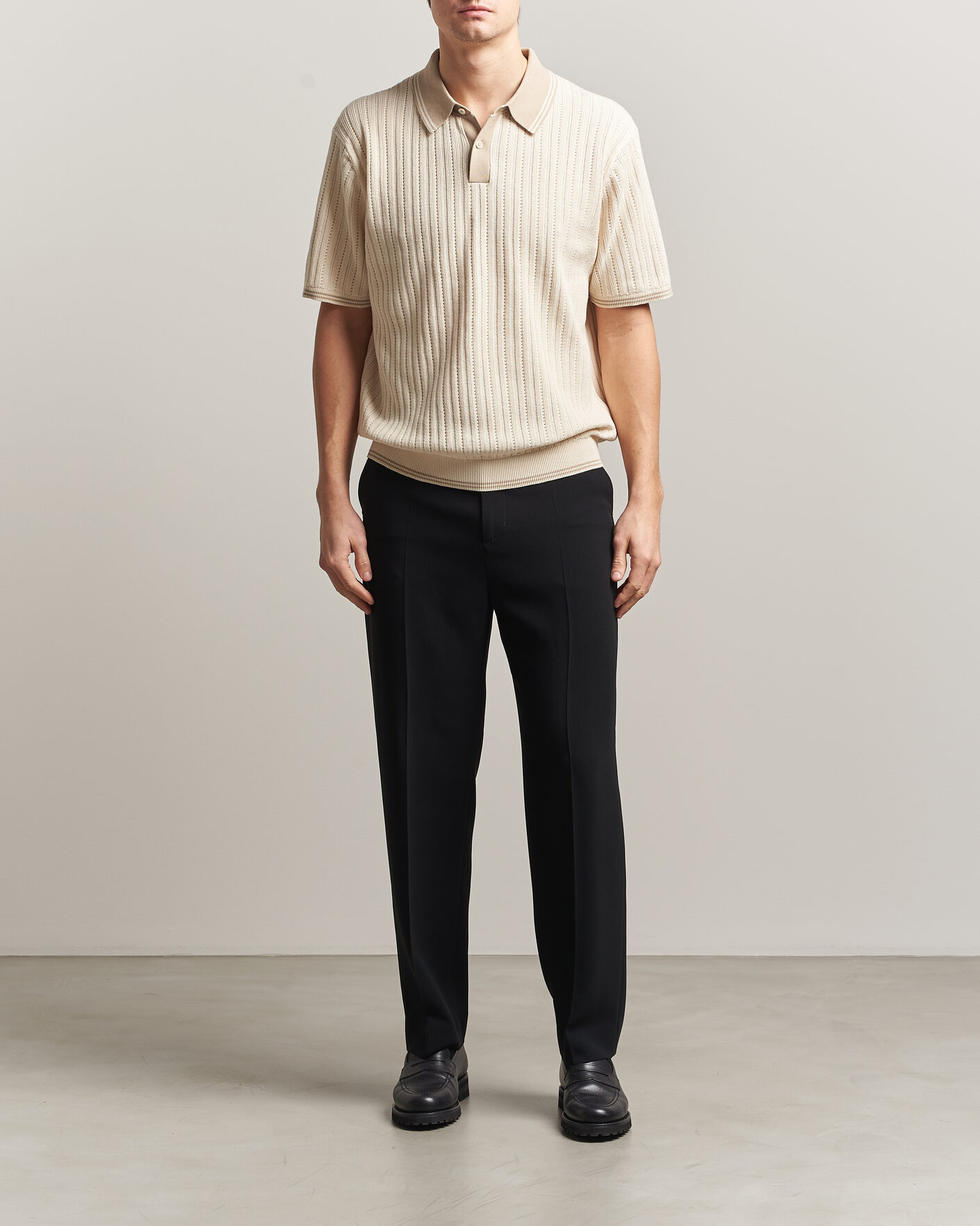 Herr | Pikéer | PS Paul Smith | Cotton Knitted Polo White