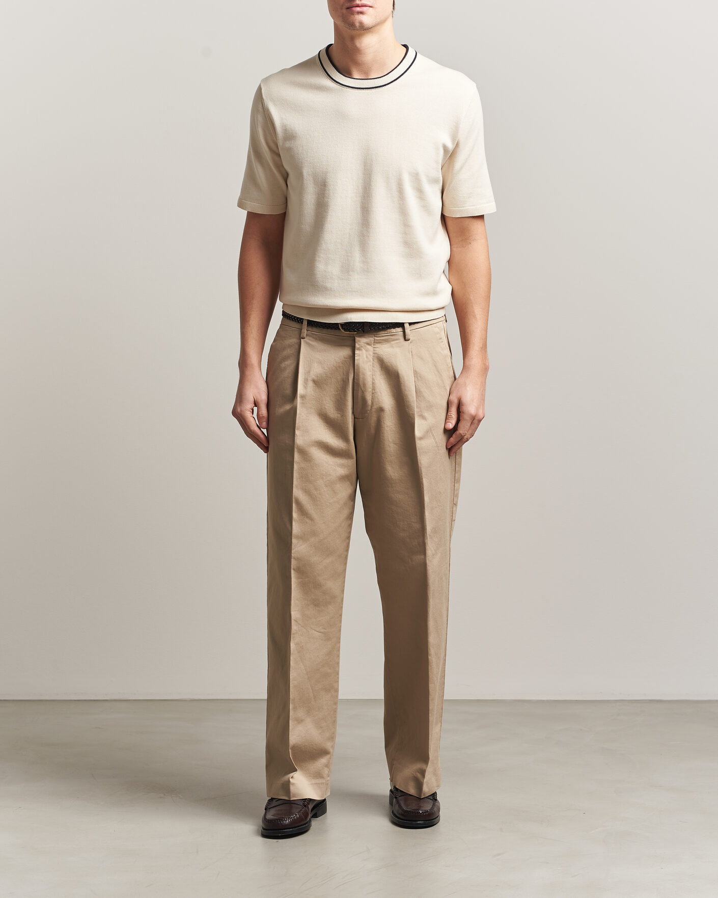 Herr | T-Shirts | PS Paul Smith | Cotton Knitted T-Shirt White