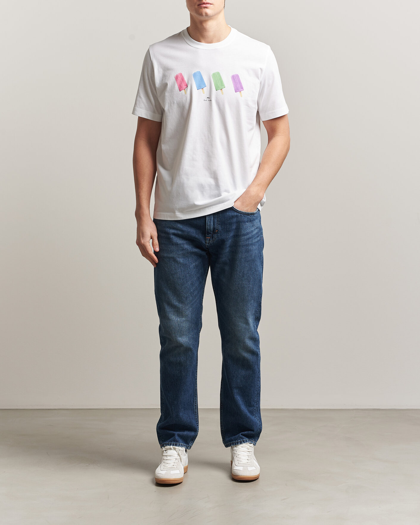 Herr | T-Shirts | PS Paul Smith | Lollies Printed T-Shirt White