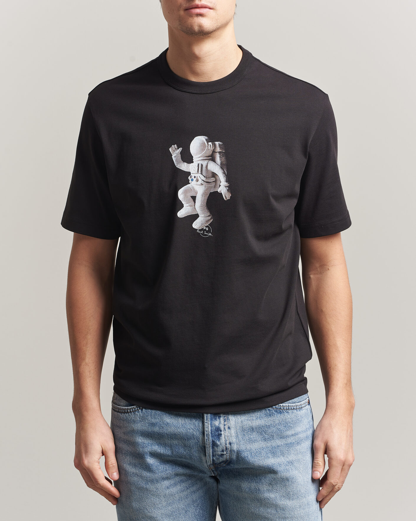 Herr | T-Shirts | PS Paul Smith | Astronaut Printed T-Shirt Black