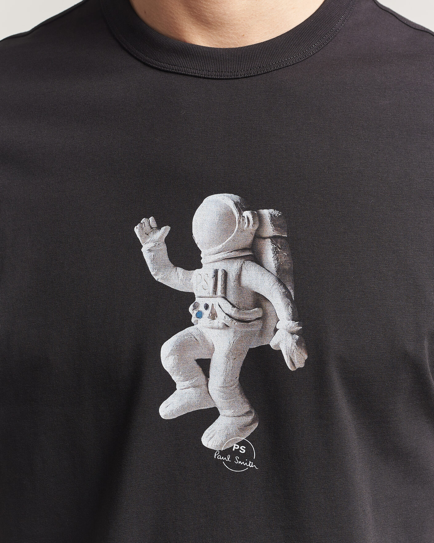 Herr | T-Shirts | PS Paul Smith | Astronaut Printed T-Shirt Black