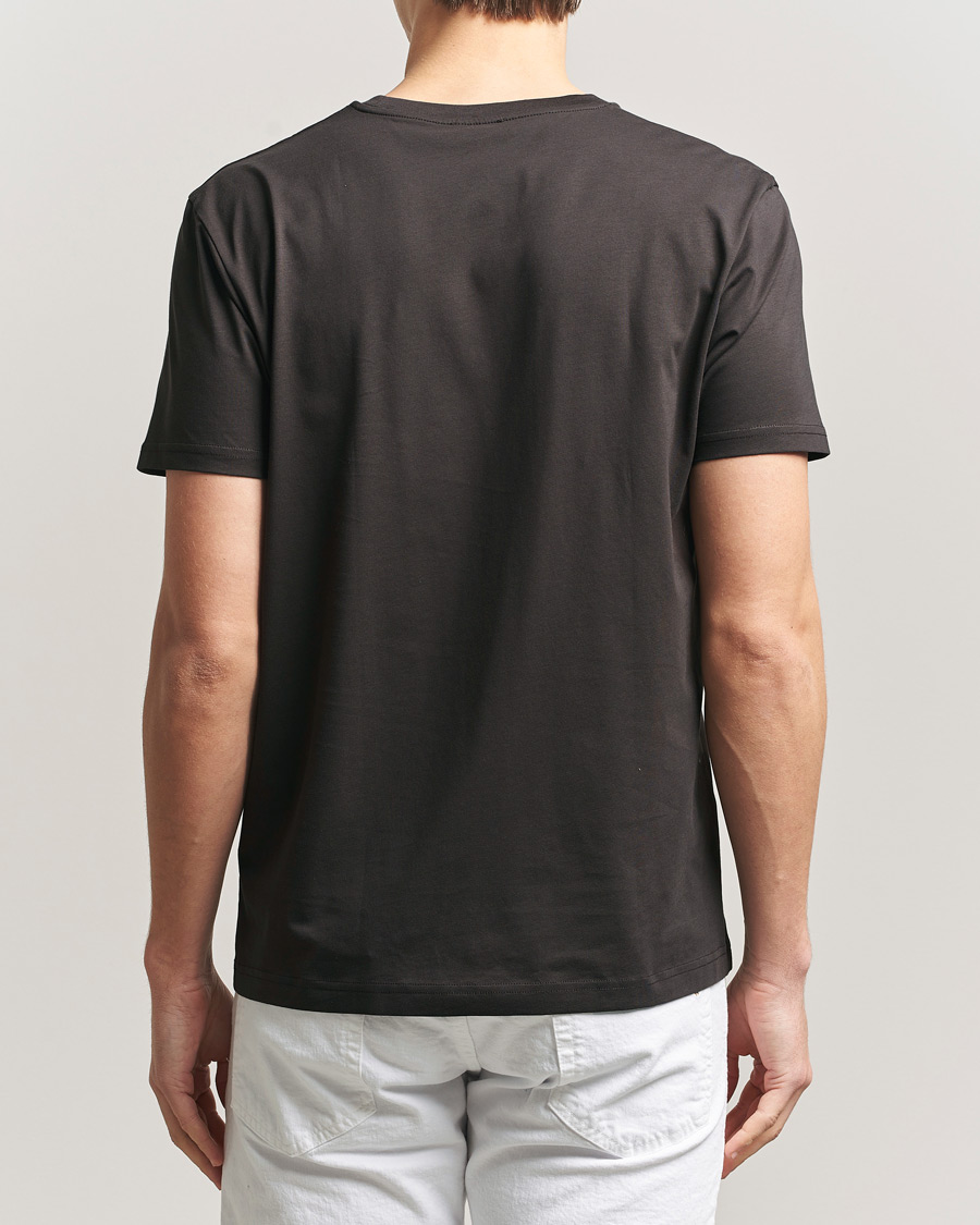Herr | T-Shirts | Sunspel | Riviera Midweight T-Shirt Dark Chocolate