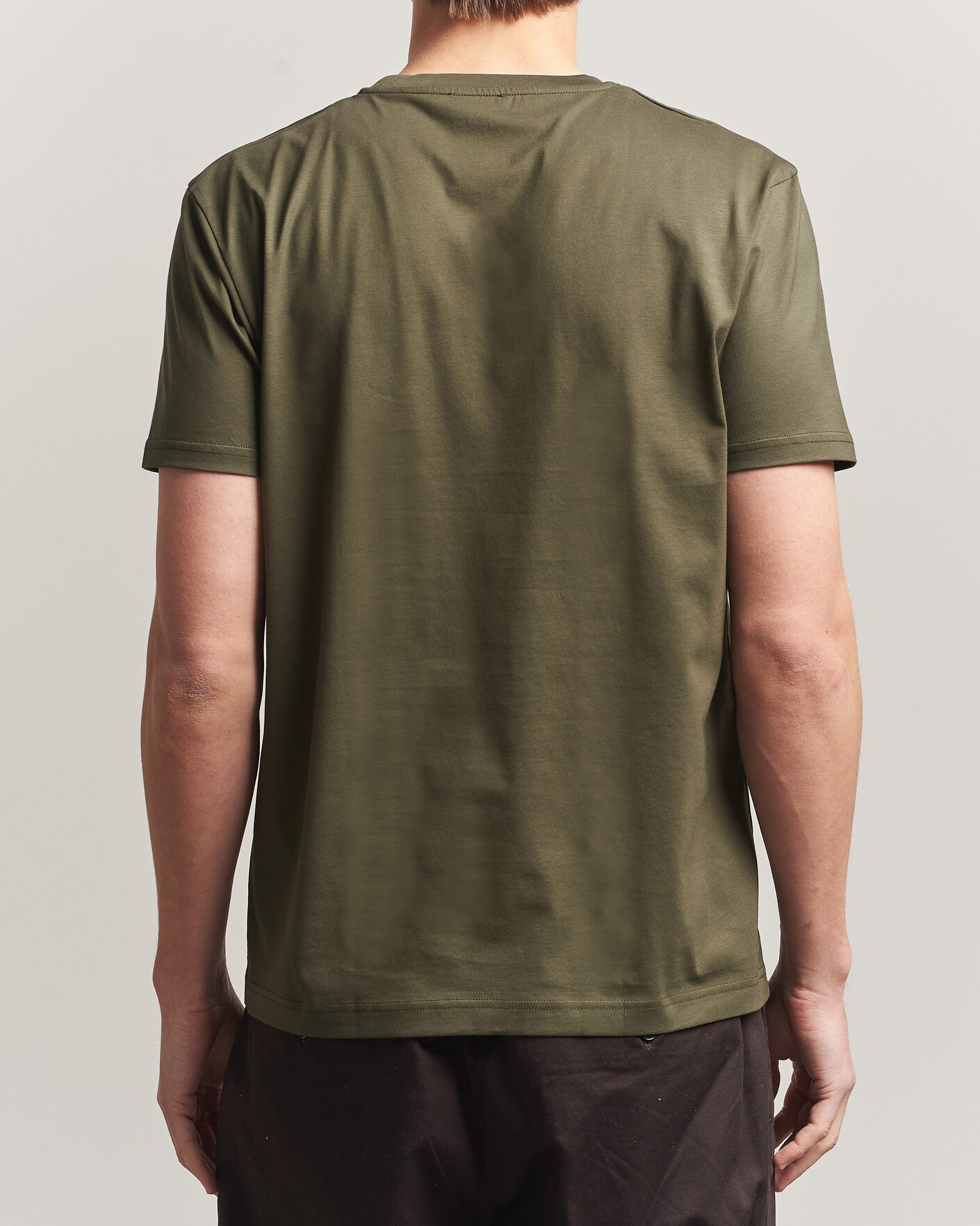 Herr | T-Shirts | Sunspel | Riviera Midweight T-Shirt Deep Olive