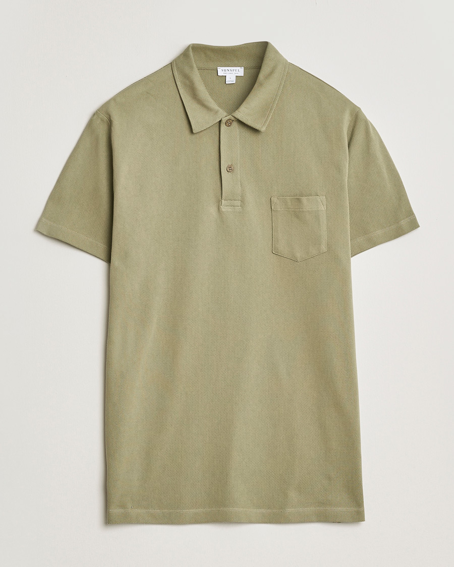 Herr | Pikéer | Sunspel | Riviera Polo Shirt Pistachio