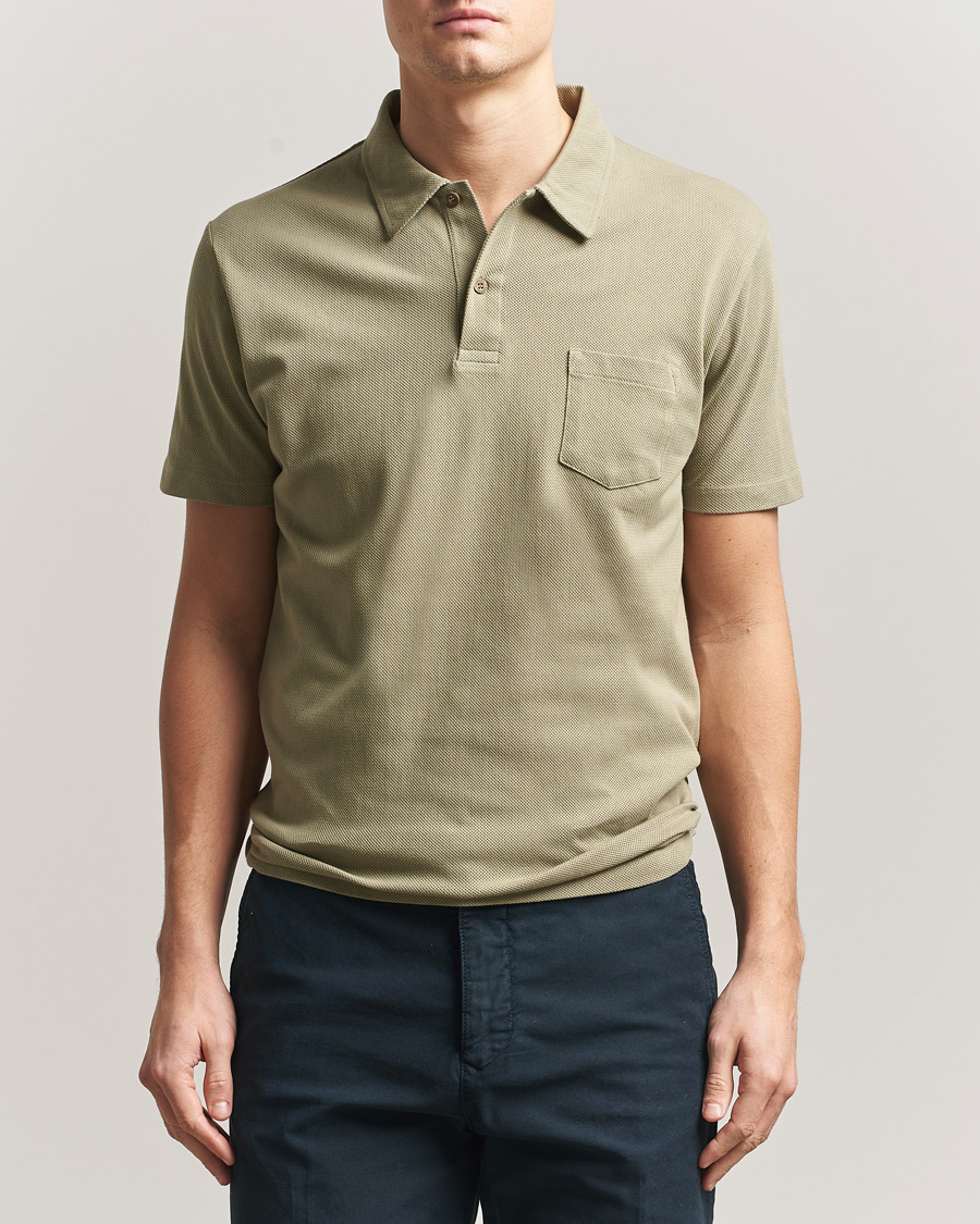 Herr | Pikéer | Sunspel | Riviera Polo Shirt Pistachio