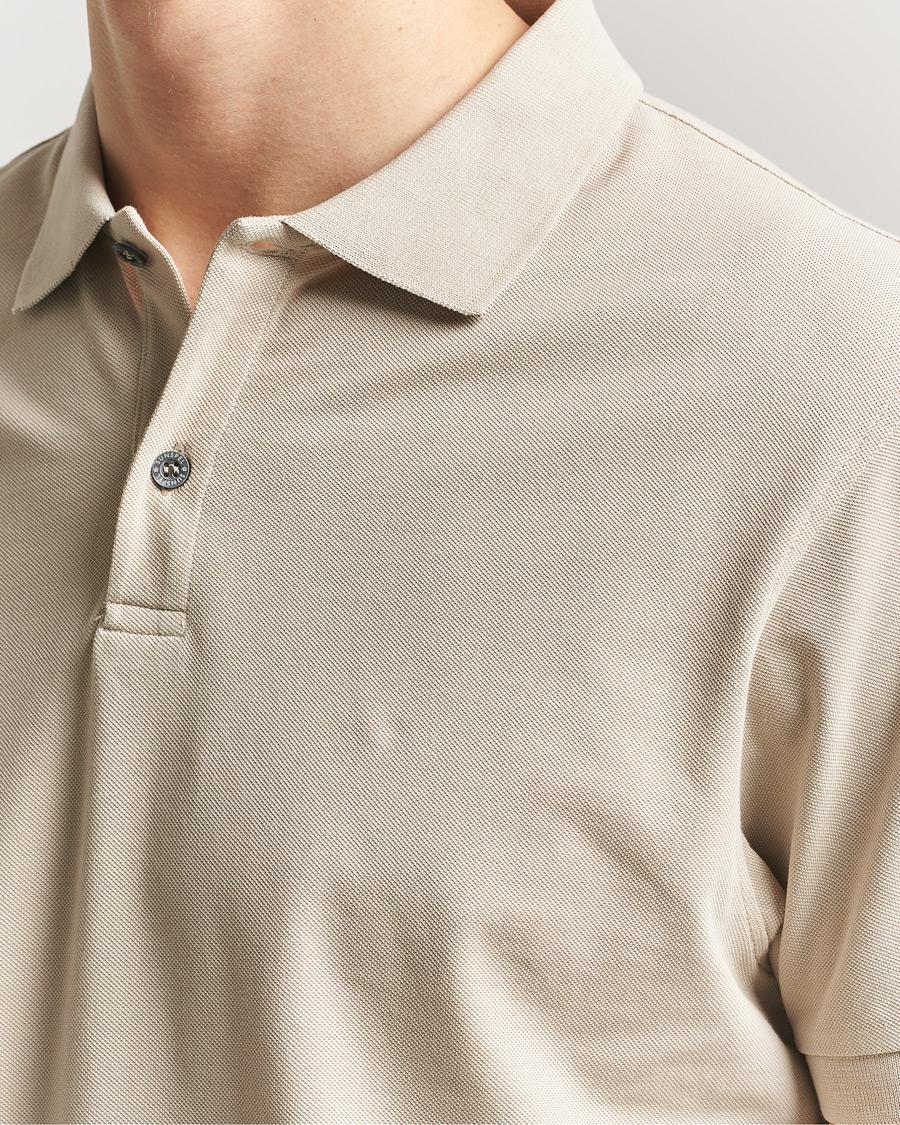 Herr | Pikéer | Sunspel | Supima Cotton Short Sleeve Pique Polo Hazelwood