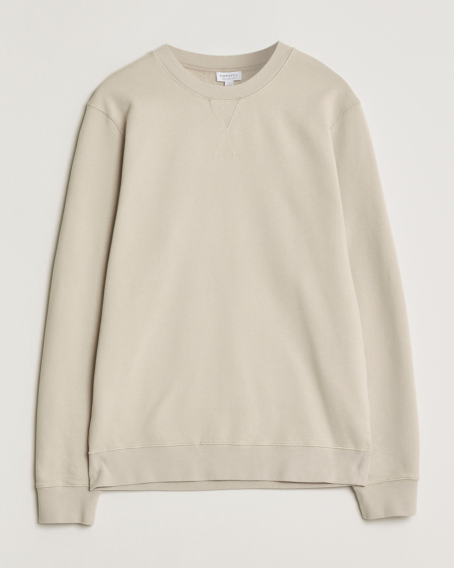 Herr | Tröjor | Sunspel | Loopback Sweatshirt Hazelwood