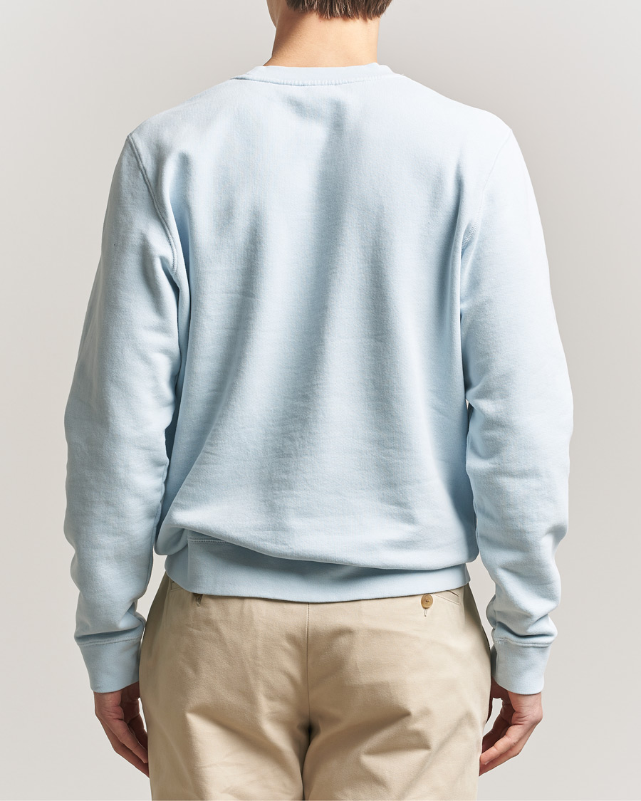 Herr | Tröjor | Sunspel | Loopback Sweatshirt Pastel Blue