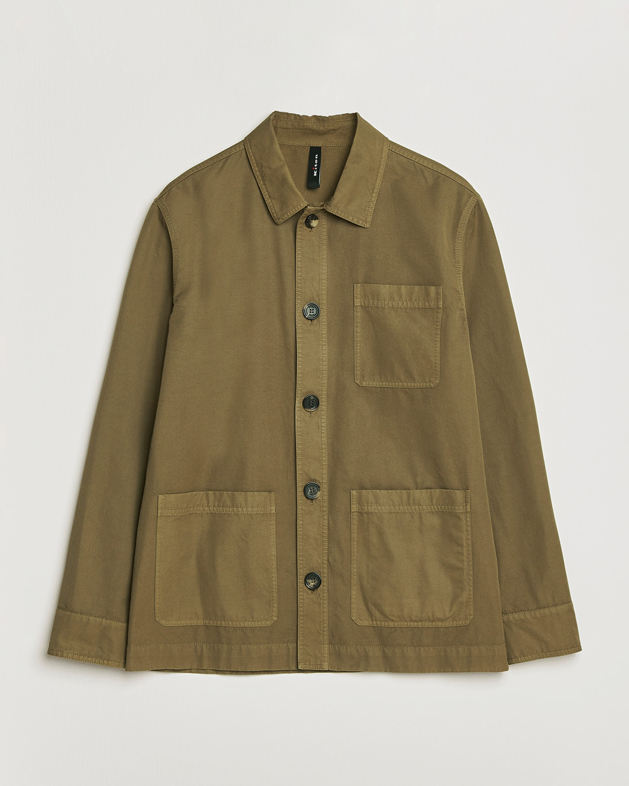 Herr | Jackor | Kiton | Cotton Canvas Chore Jacket Military