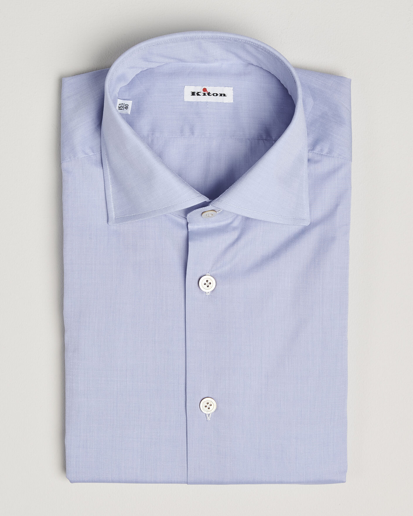 Herr | Skjortor | Kiton | Slim Fit Dress Shirt Light Blue