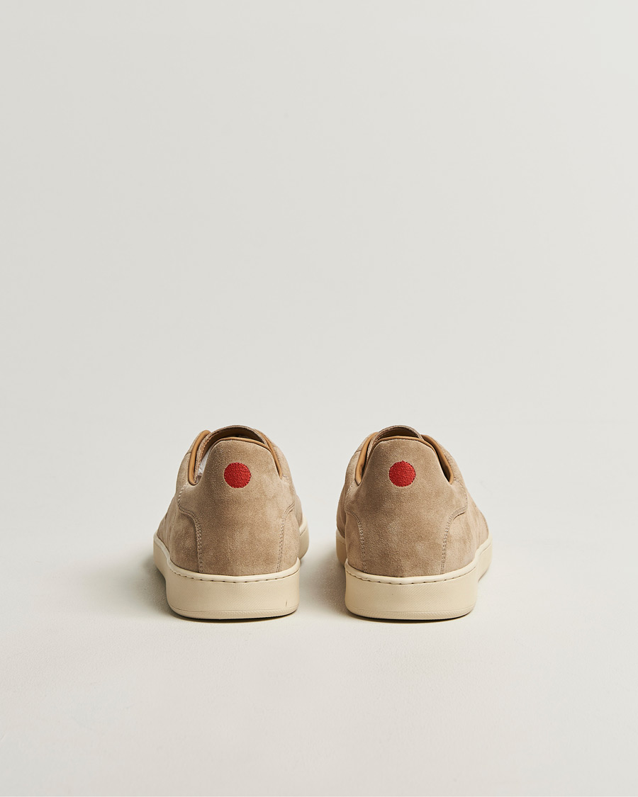 Herr | Sneakers | Kiton | Classic Suede Sneakers Sand