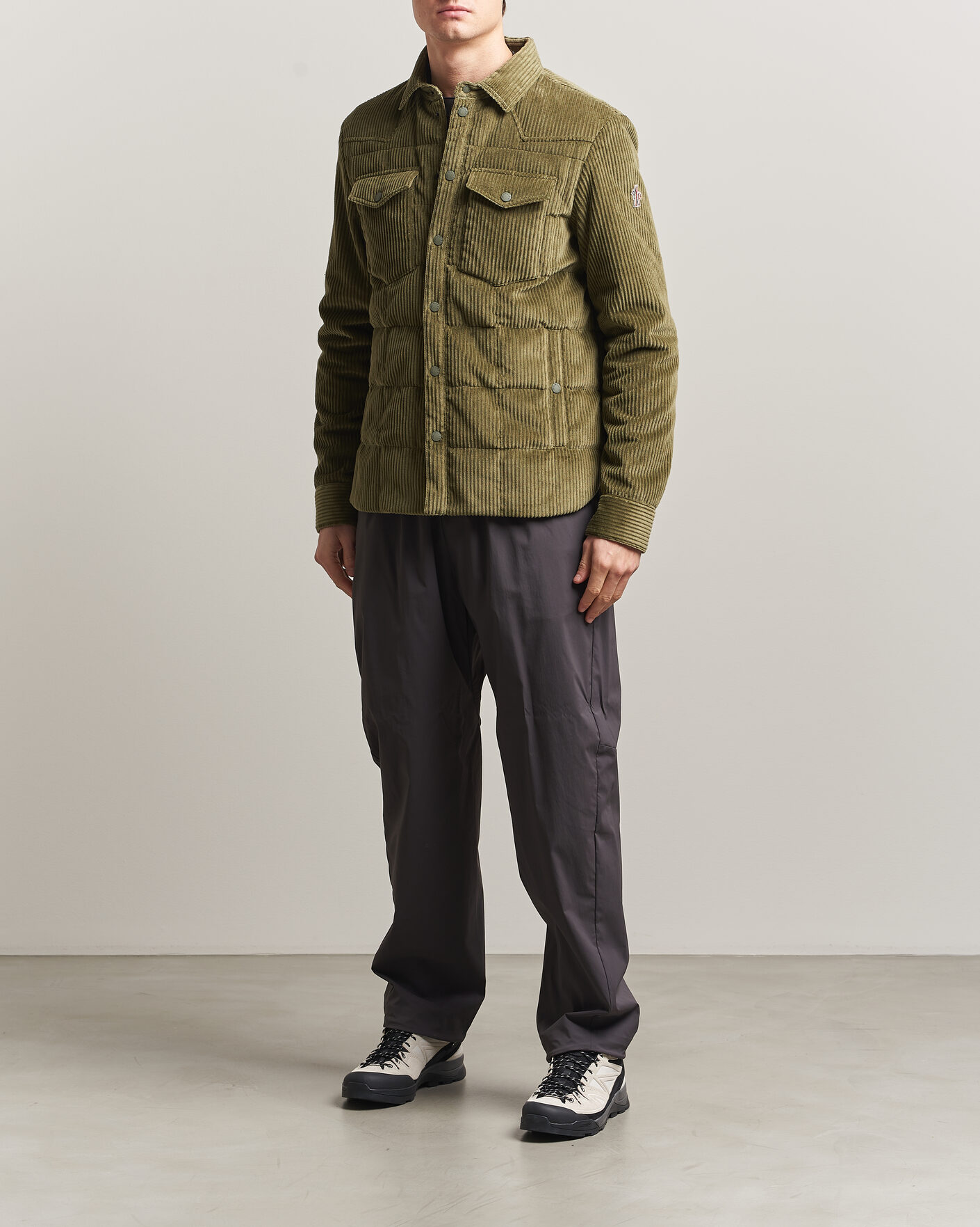 Herr | Jackor | Moncler Grenoble | Gelt Corduroy Shirt Jacket Military Green