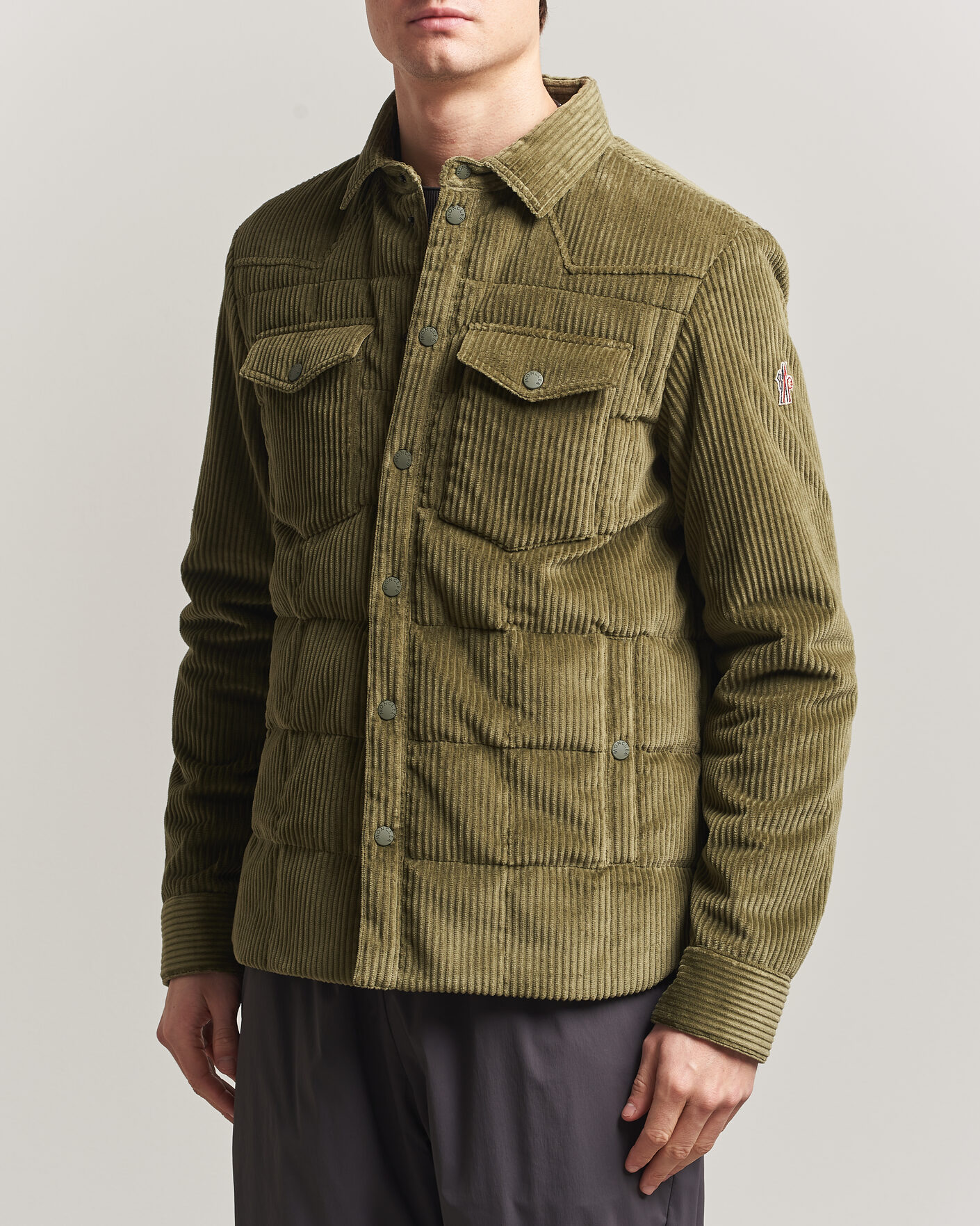 Herr | Jackor | Moncler Grenoble | Gelt Corduroy Shirt Jacket Military Green