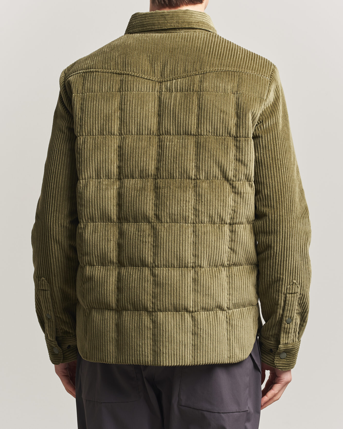 Herr | Jackor | Moncler Grenoble | Gelt Corduroy Shirt Jacket Military Green