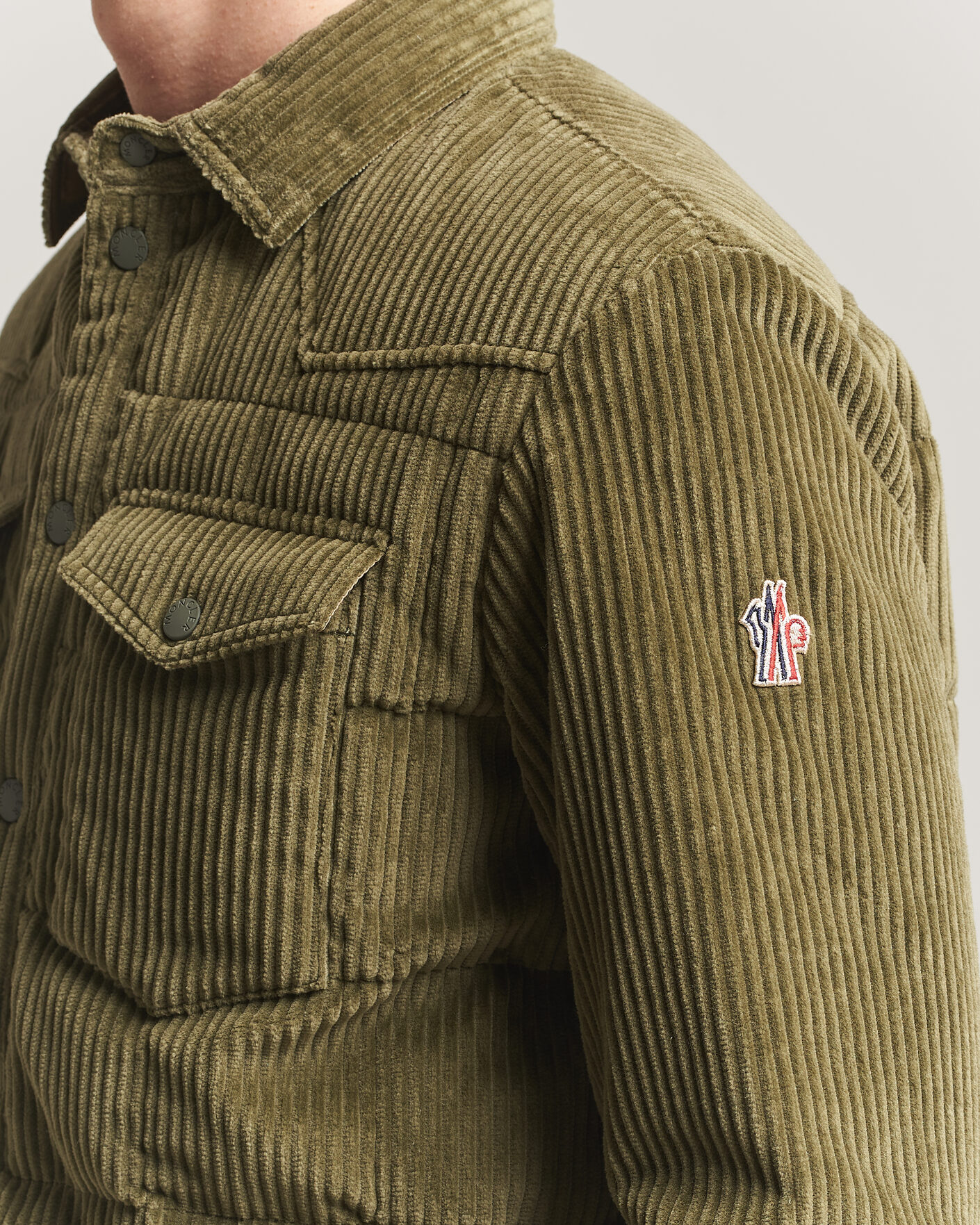 Herr | Jackor | Moncler Grenoble | Gelt Corduroy Shirt Jacket Military Green