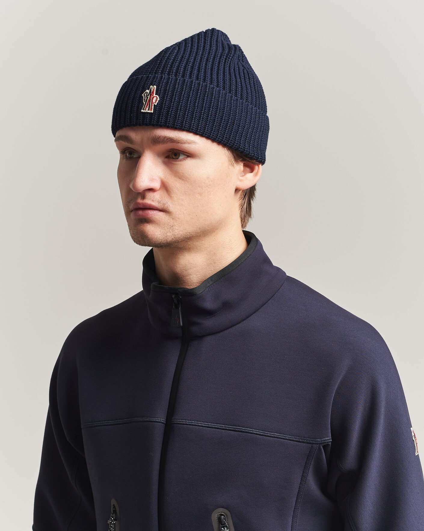 Herr | Mössor | Moncler Grenoble | Rib Beanie Navy