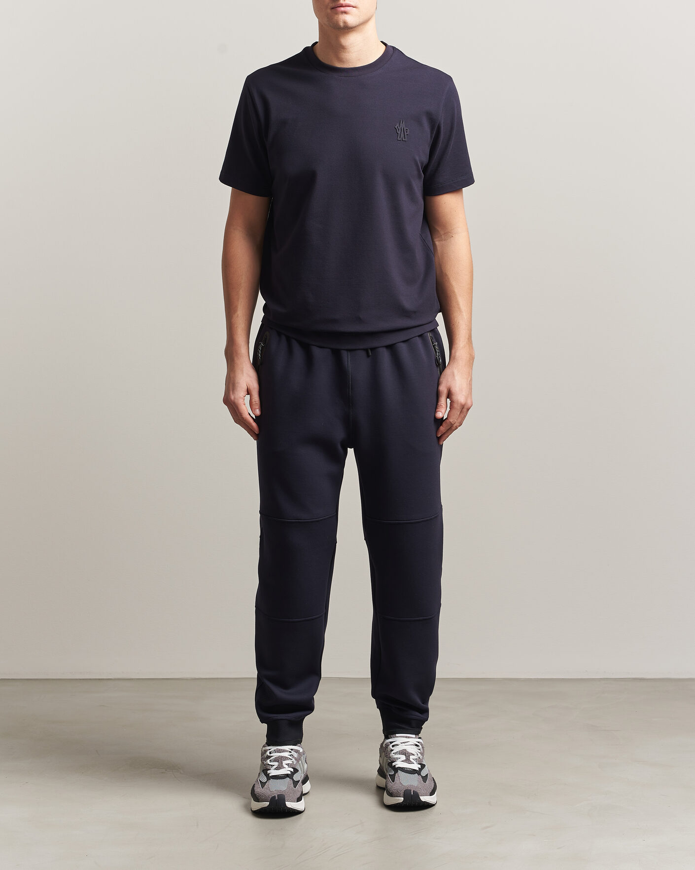 Herr | T-Shirts | Moncler Grenoble | 3-Pack Logo T-Shirts White/Grey/Black