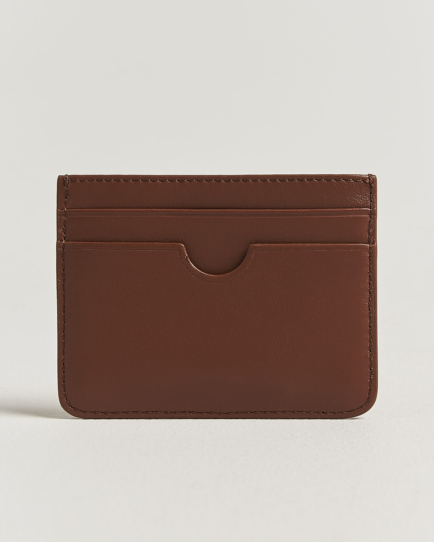 Herr | Plånböcker | AMI | Tonal Heart Logo Card Holder Caramel