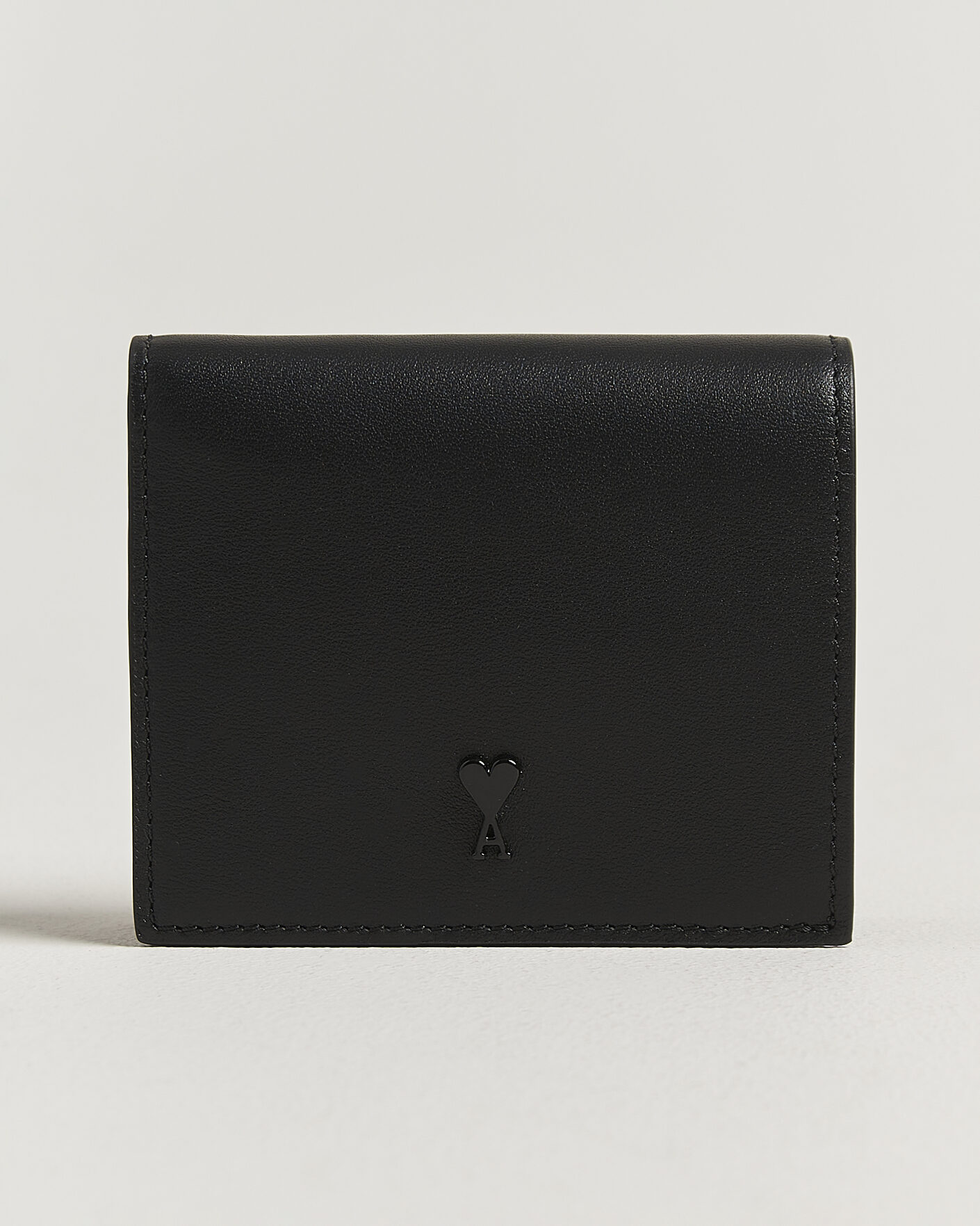Herr | Plånböcker | AMI | Tonal Heart Logo Wallet Black