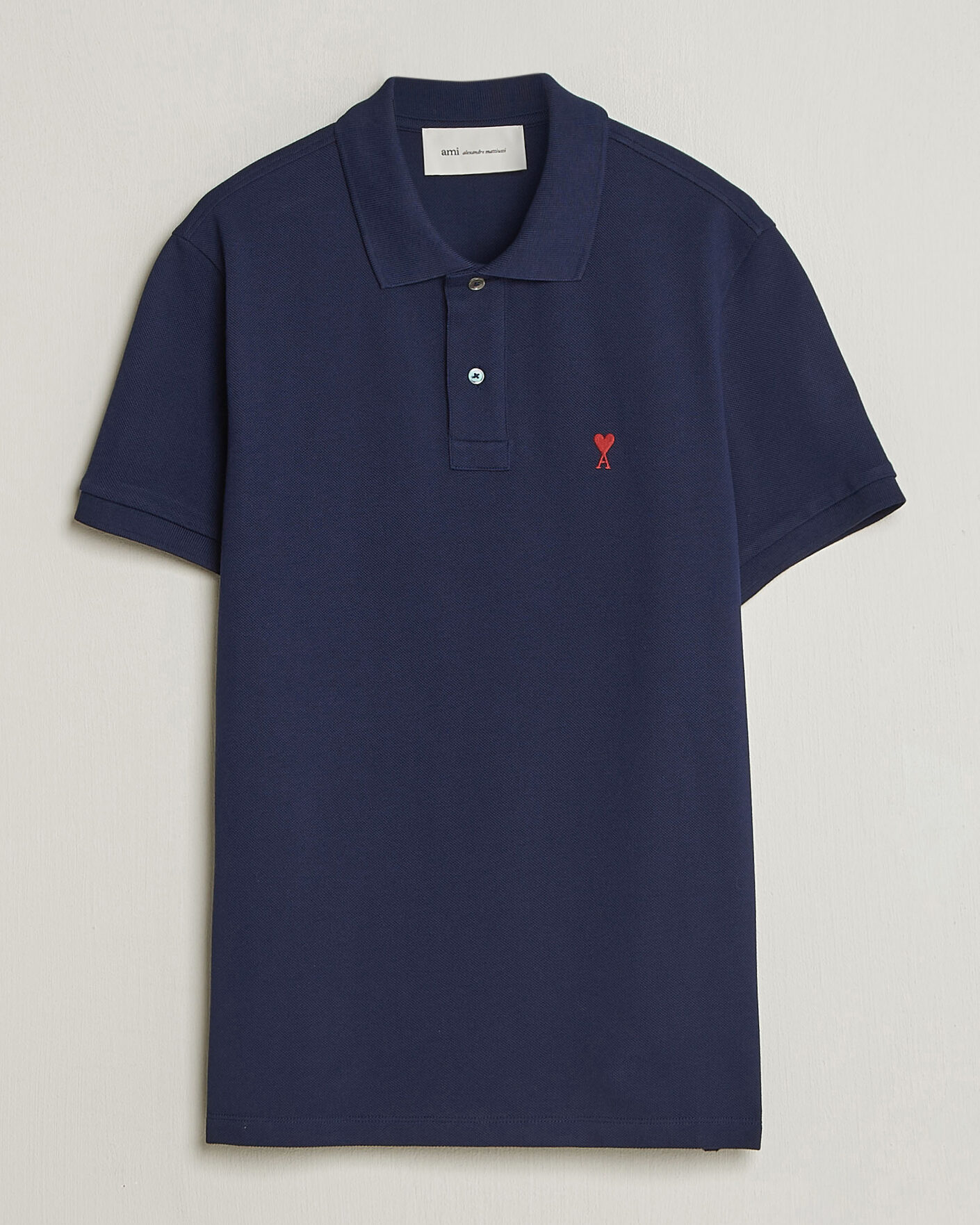 Herr | Pikéer | AMI | Heart Logo Polo Navy