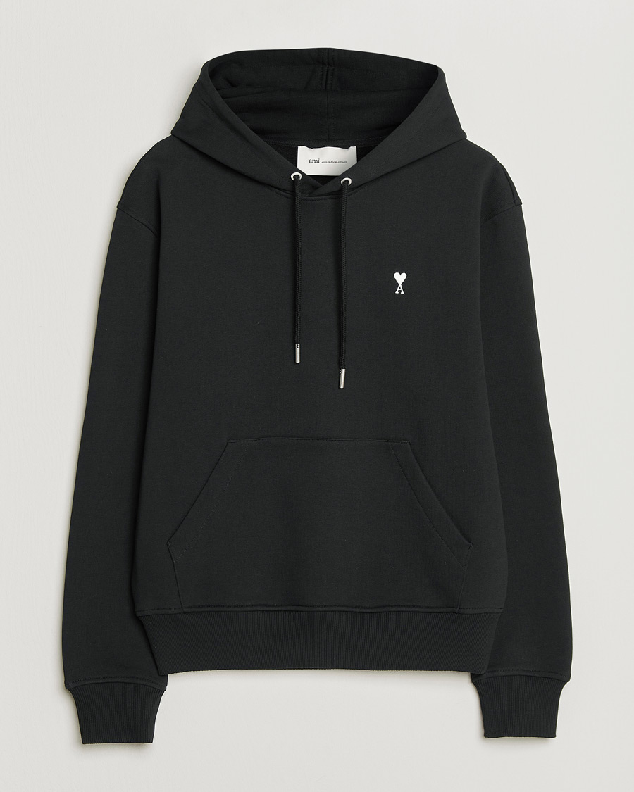 Herr | Tröjor | AMI | Contrast Heart Logo Hoodie Black