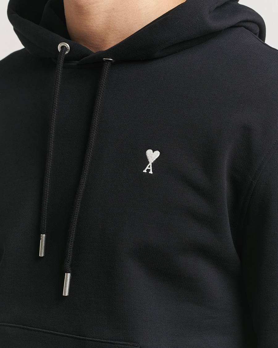 Herr | Tröjor | AMI | Contrast Heart Logo Hoodie Black