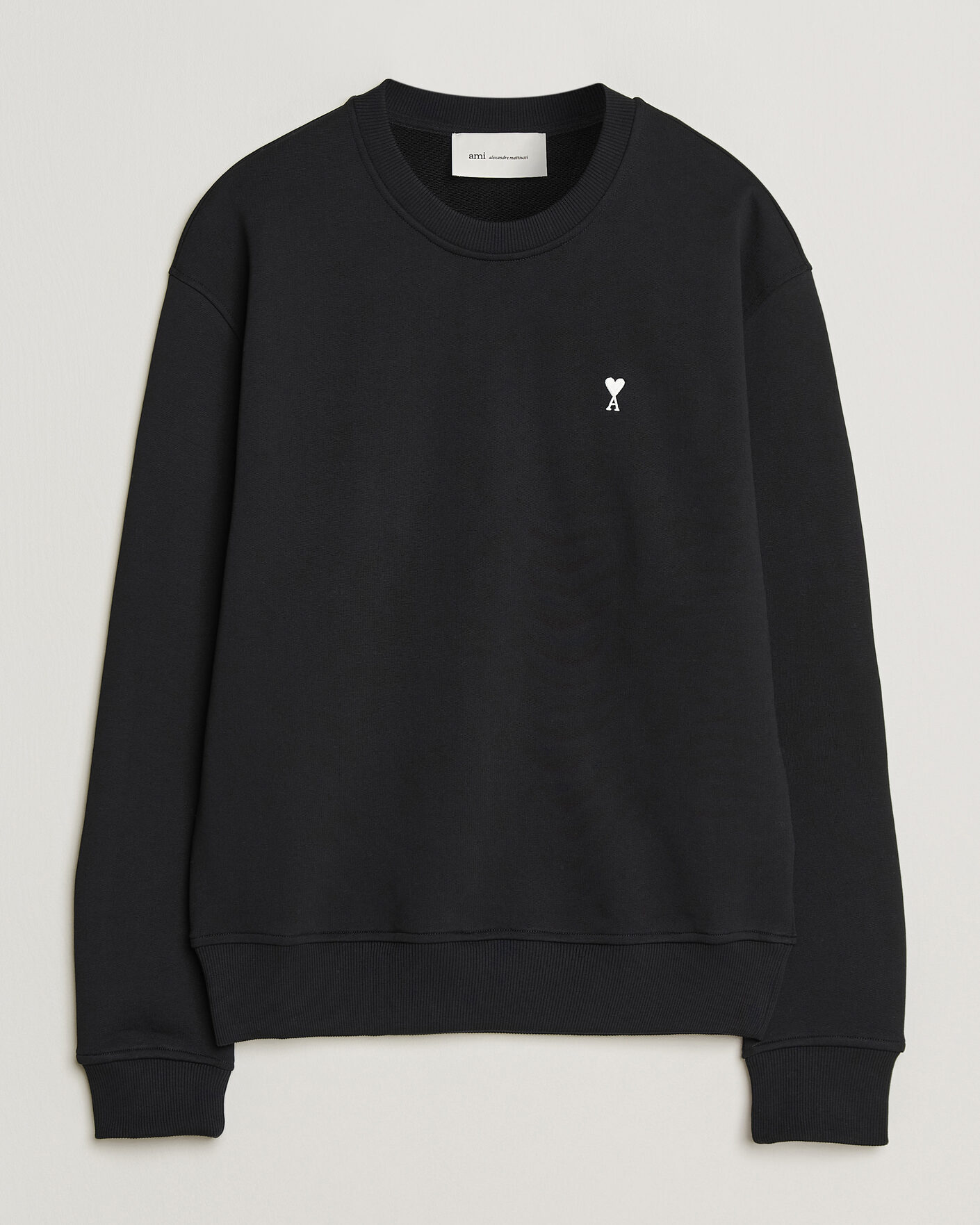 Herr | Tröjor | AMI | Contrast Heart Logo Sweatshirt Black