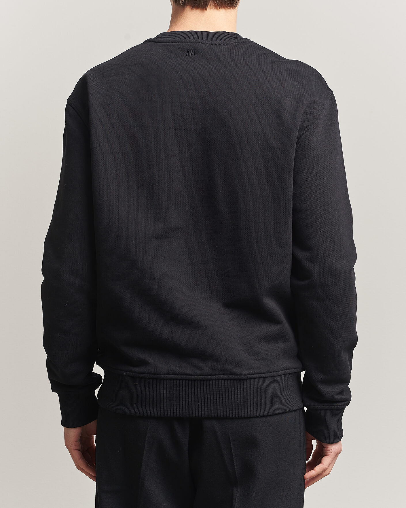 Herr | Tröjor | AMI | Contrast Heart Logo Sweatshirt Black