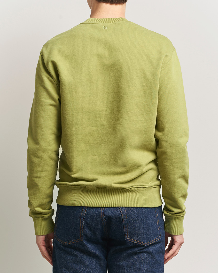 Herr | Tröjor | AMI | Contrast Heart Logo Sweatshirt Matcha