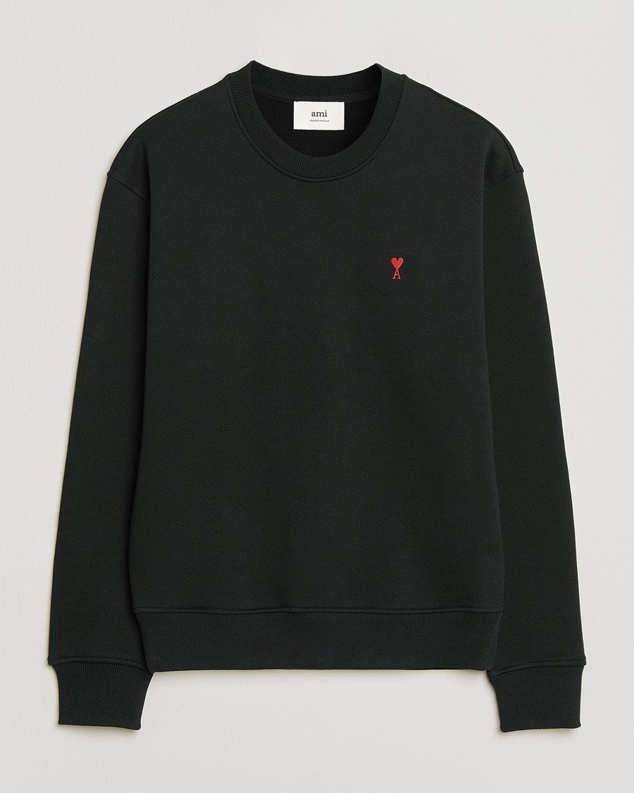 Herr | Tröjor | AMI | Heart Logo Sweatshirt Black