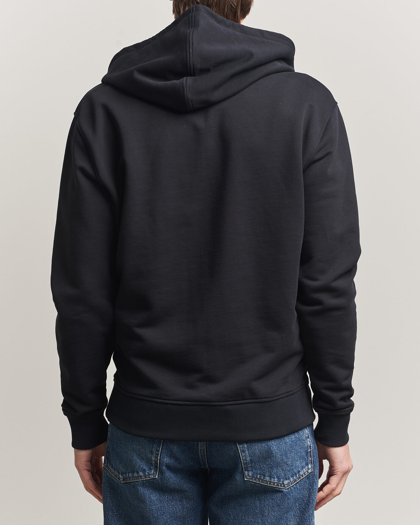 Herr | Tröjor | AMI | Heart Logo Full Zip Hoodie Black