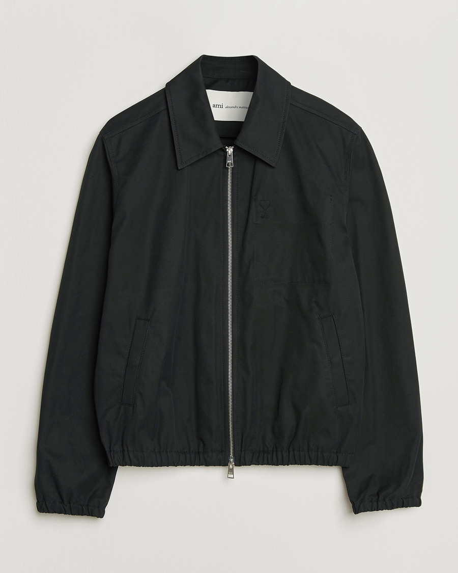 Herr | Jackor | AMI | Zipped Jacket Black