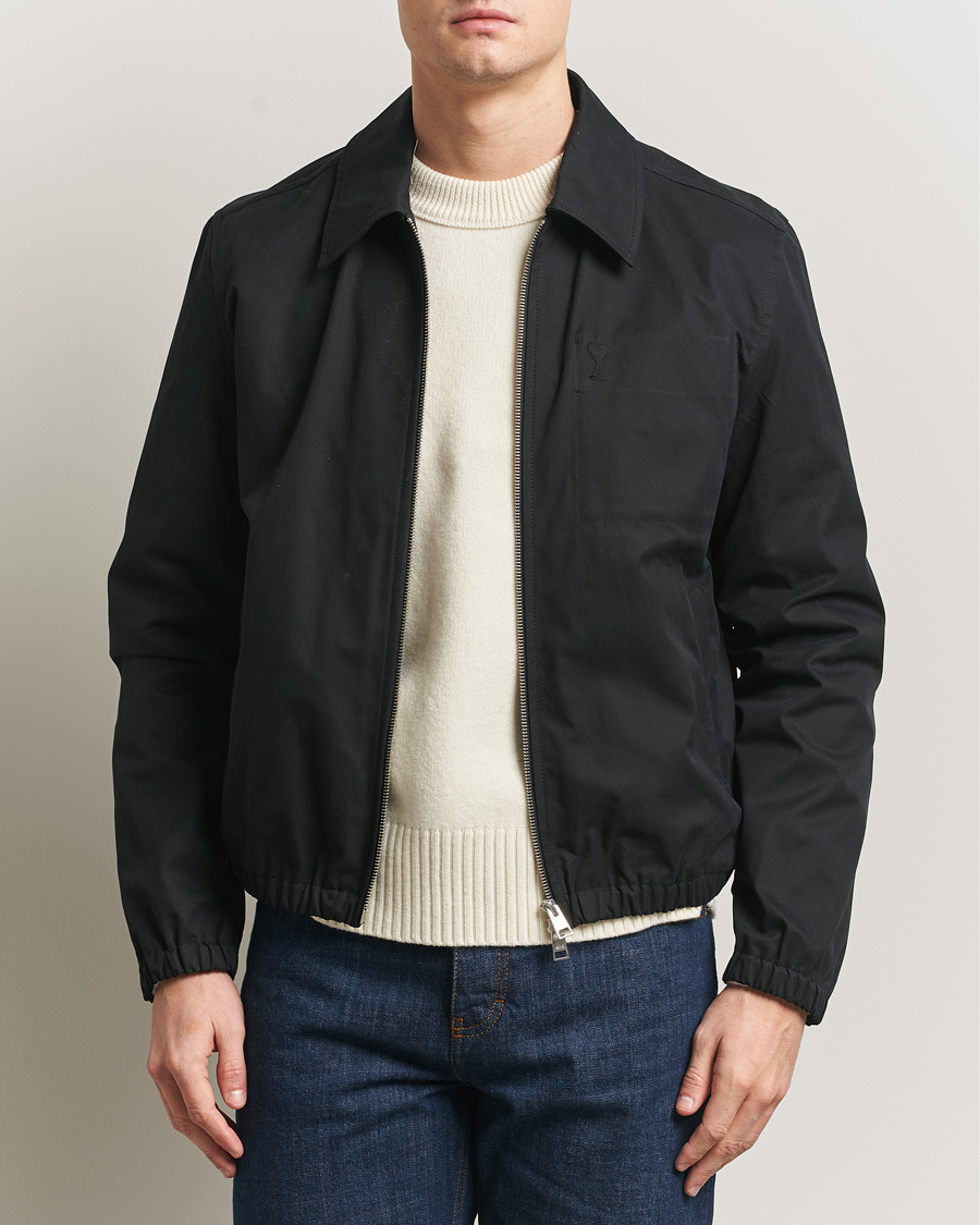 Herr | Jackor | AMI | Zipped Jacket Black