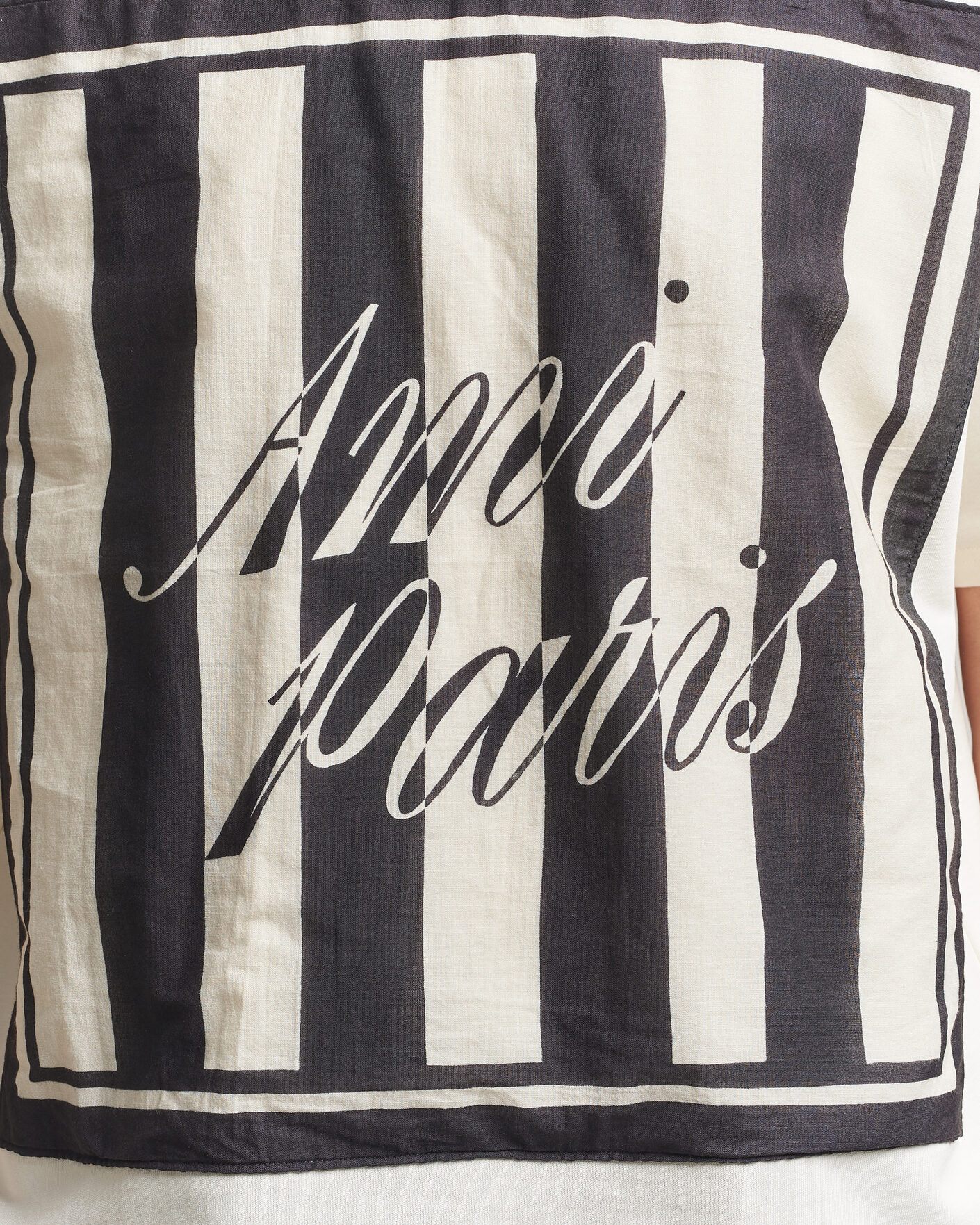 Herr | T-Shirts | AMI | Boxy Fit Printed T-Shirt Creme