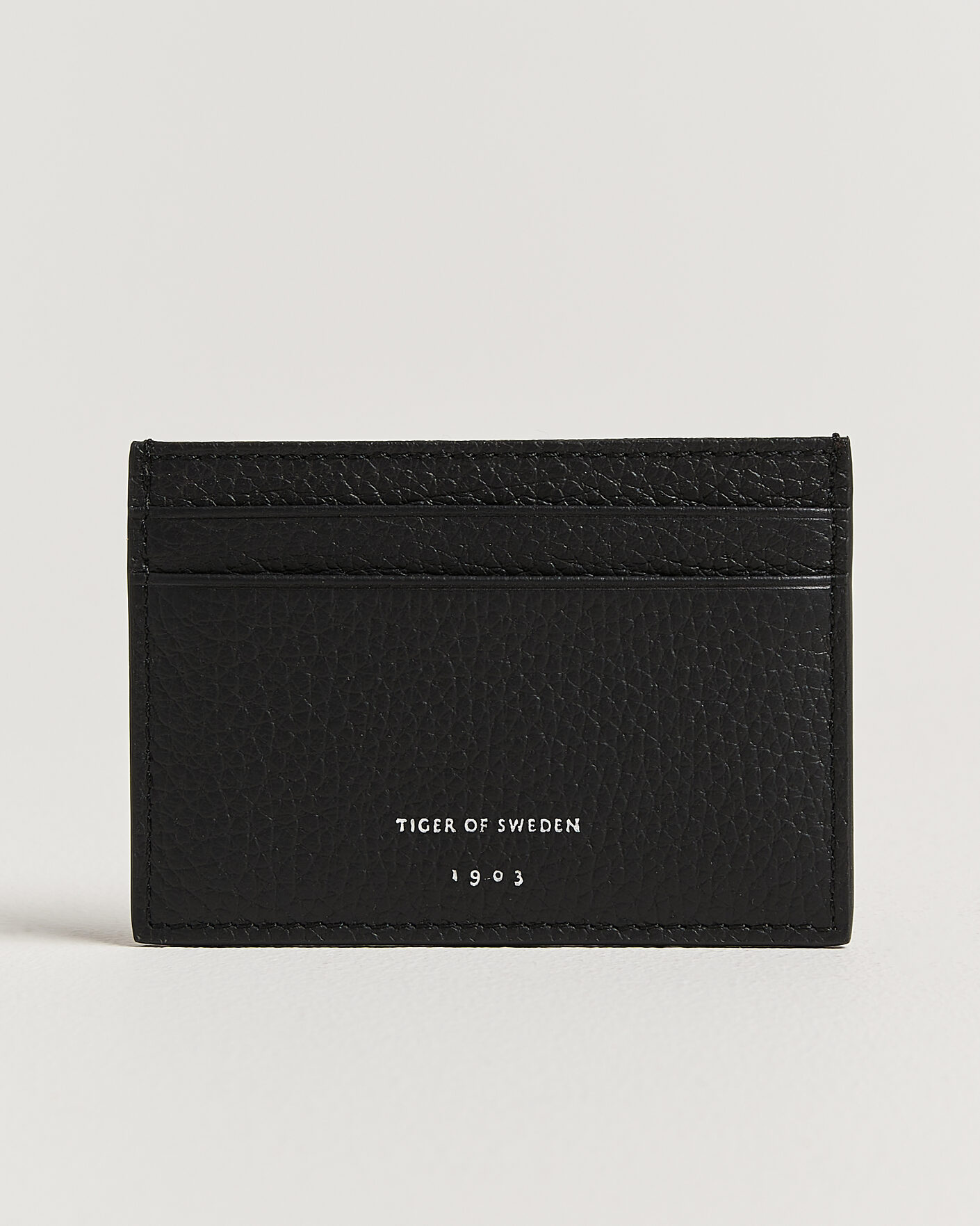 Herr | Plånböcker | Tiger of Sweden | Wharf Leather Card Holder Black