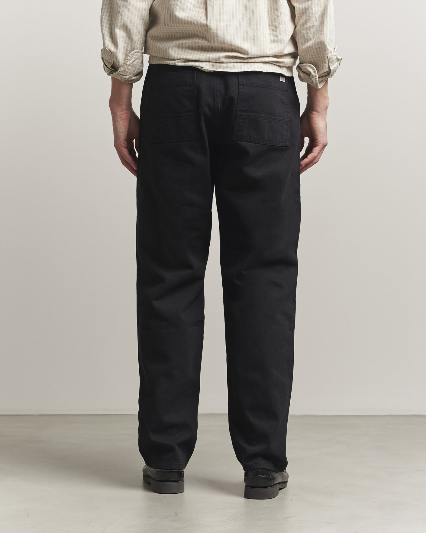 Herr | Byxor | Forét | Clay Twill Pants Black
