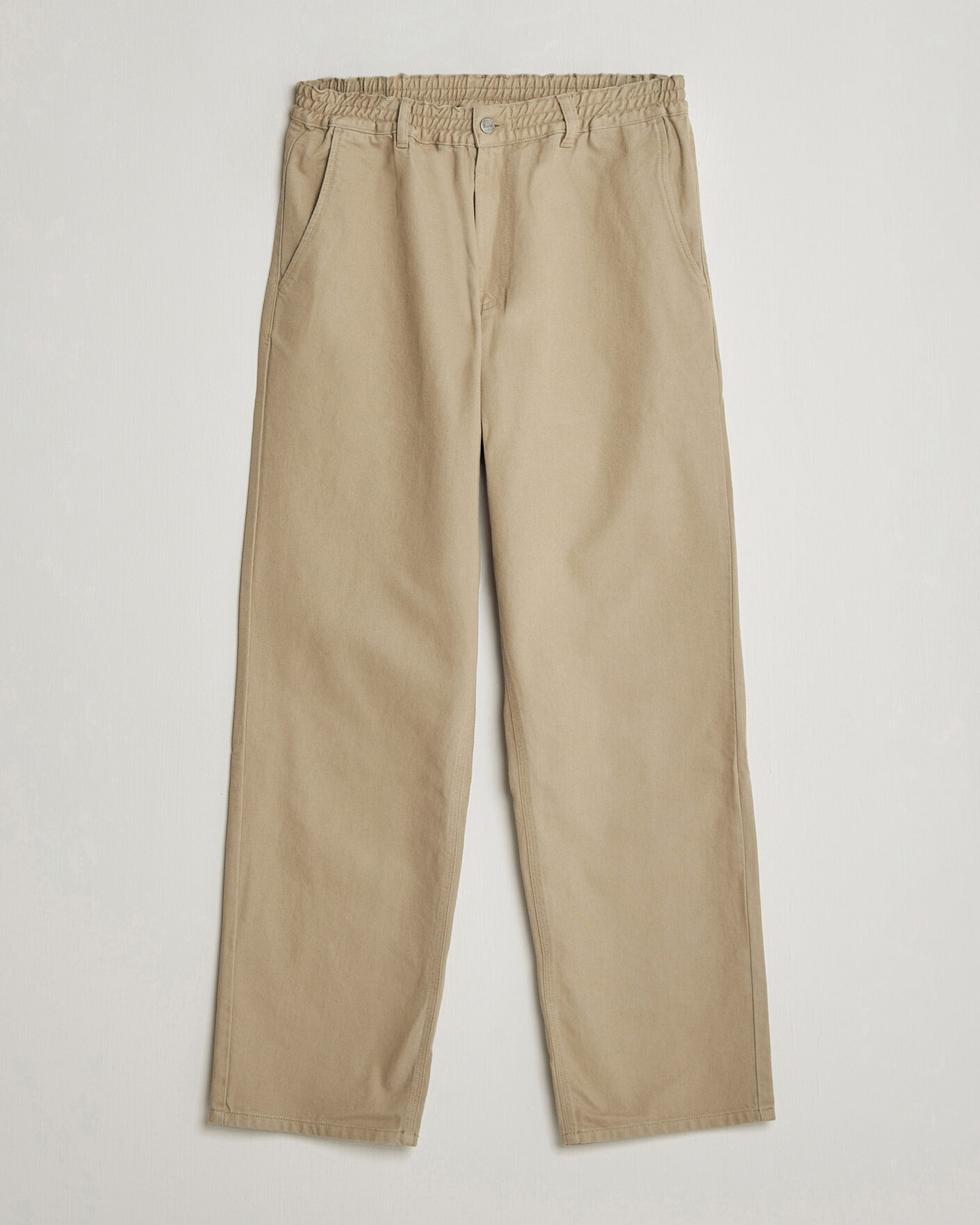 Herr | Byxor | Forét | Clay Twill Pants Khaki